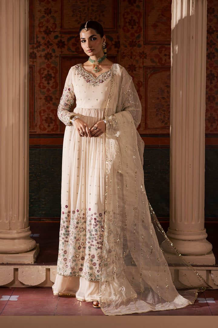 Fiona Lux 3Pc - Chiffon Wedding Frock