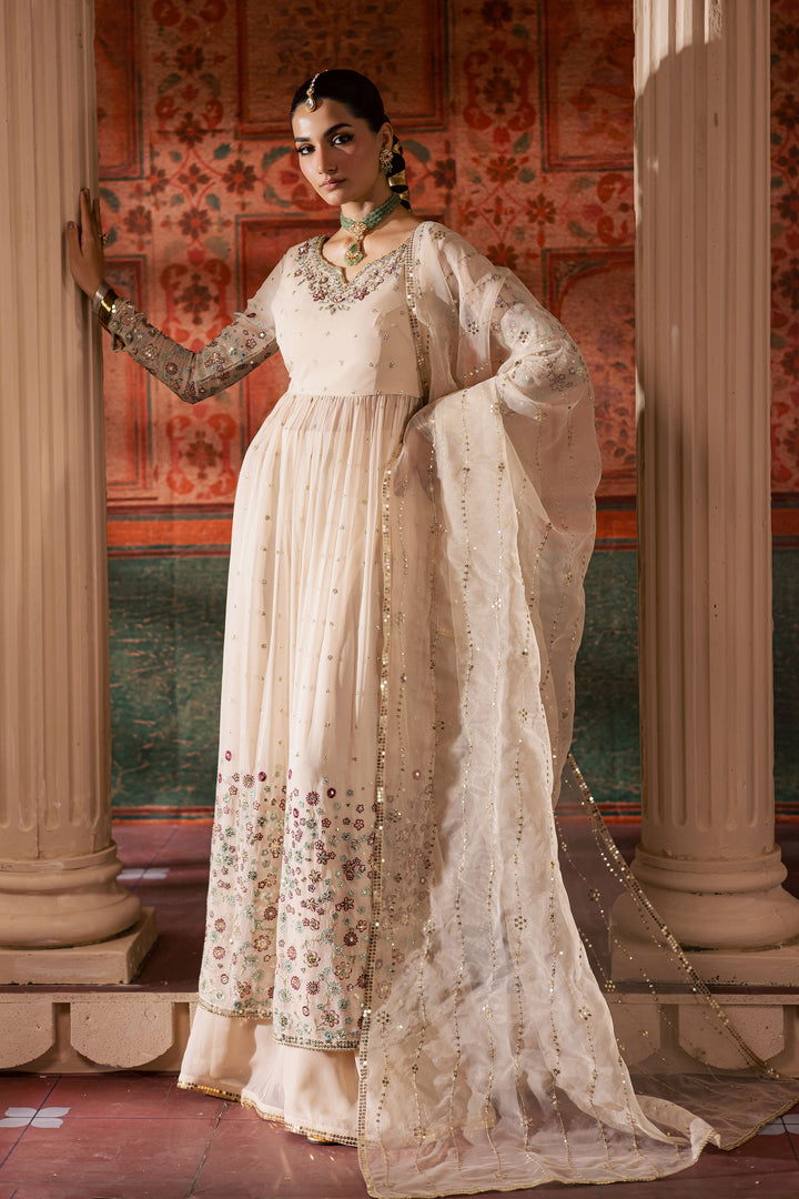 Fiona Lux 3Pc - Chiffon Wedding Frock