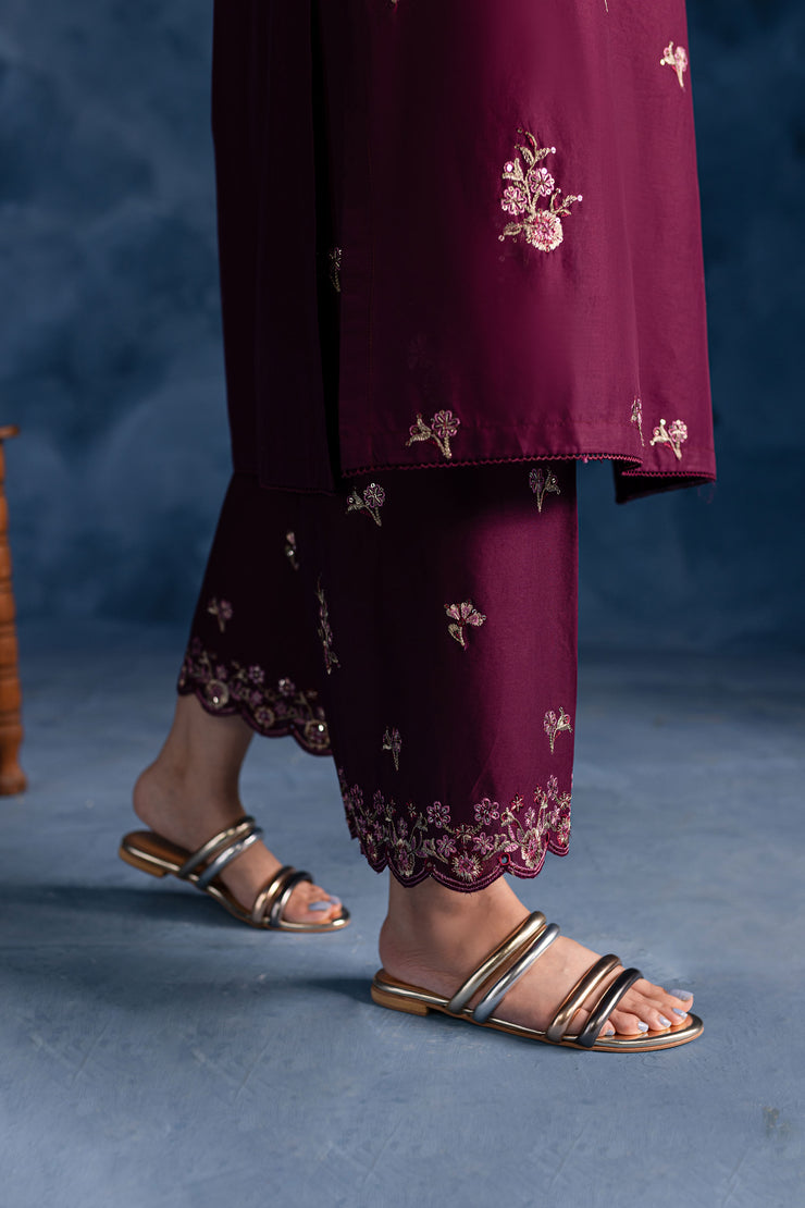 Florid 2Pc - Embroidered Lawn Dress - BATIK