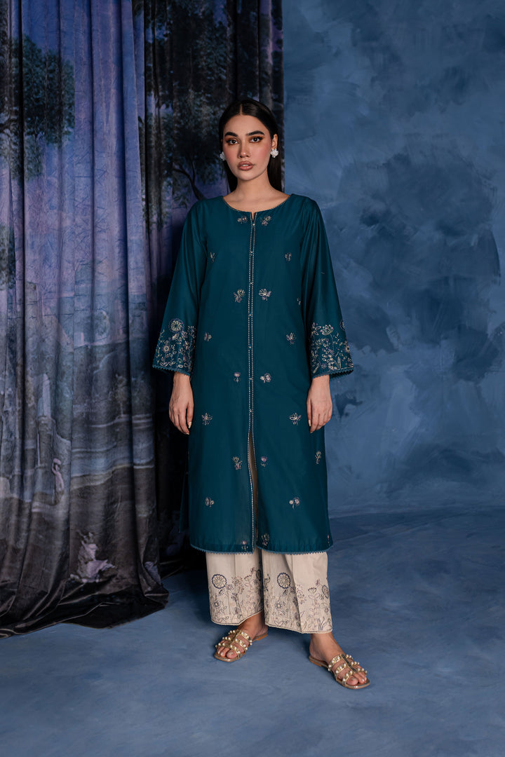 Lunette 2Pc - Embroidered Lawn Dress - BATIK