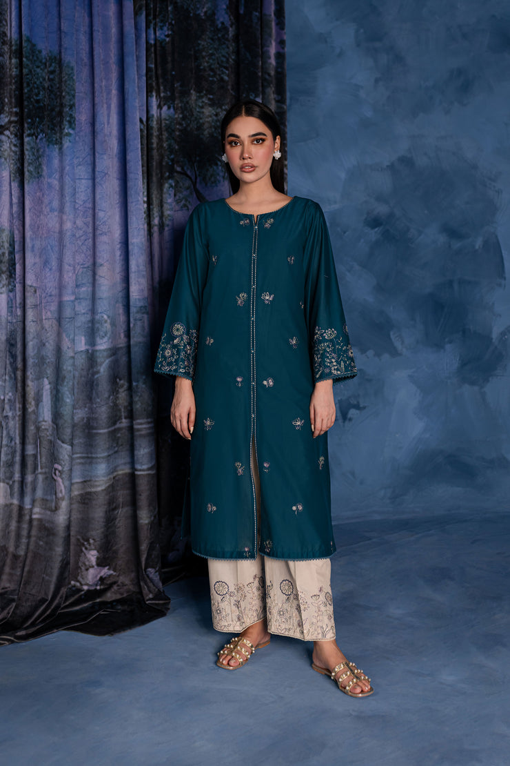 Lunette 2Pc - Embroidered Lawn Dress - BATIK