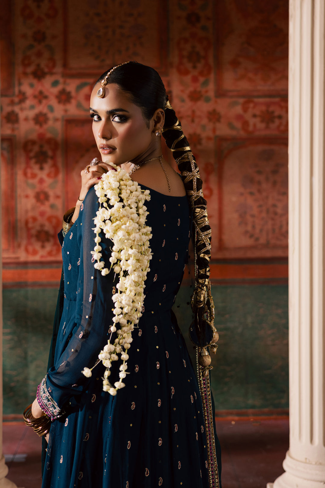 Mor Pankh 3Pc - Chiffon Wedding Frock