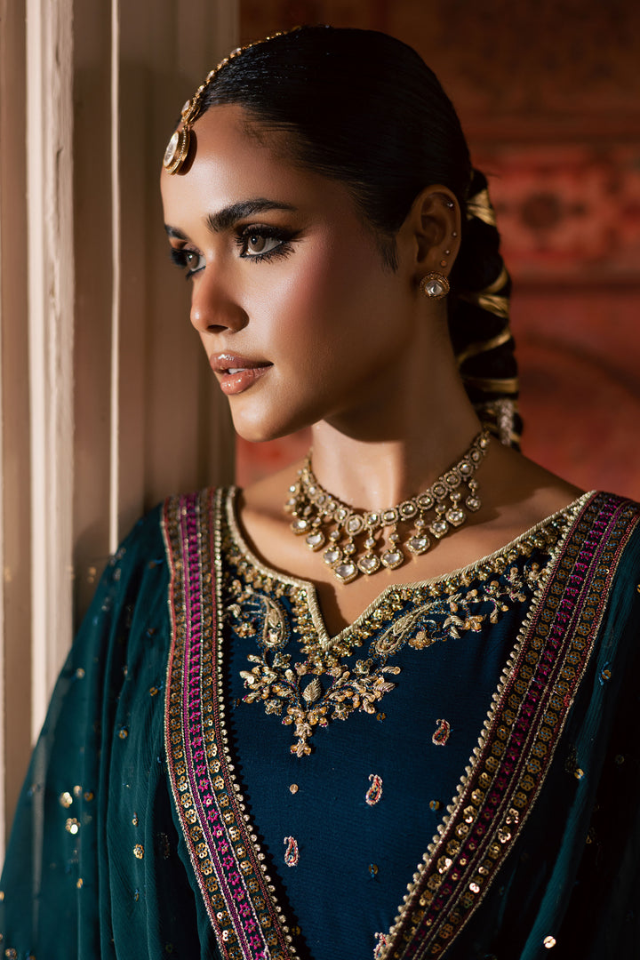 Mor Pankh 3Pc - Chiffon Wedding Frock