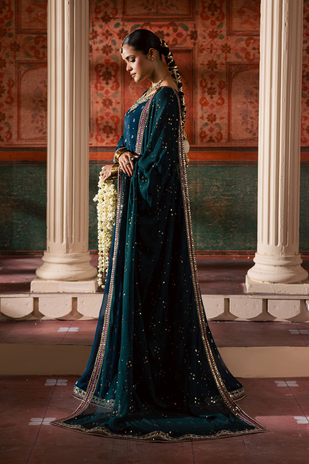 Mor Pankh 3Pc - Chiffon Wedding Frock