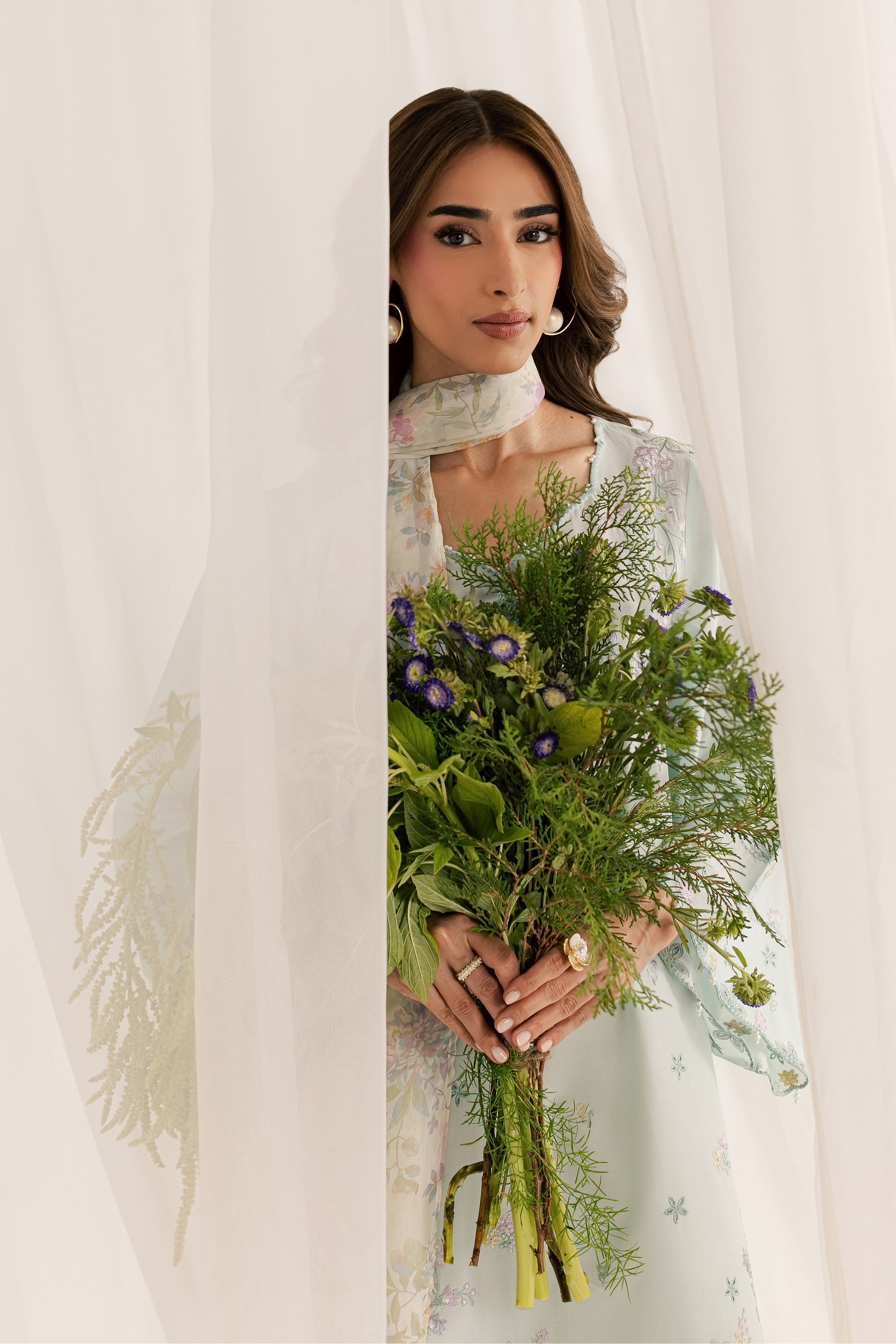 Marshmellow Pc - Embroidered Lawn Dress
