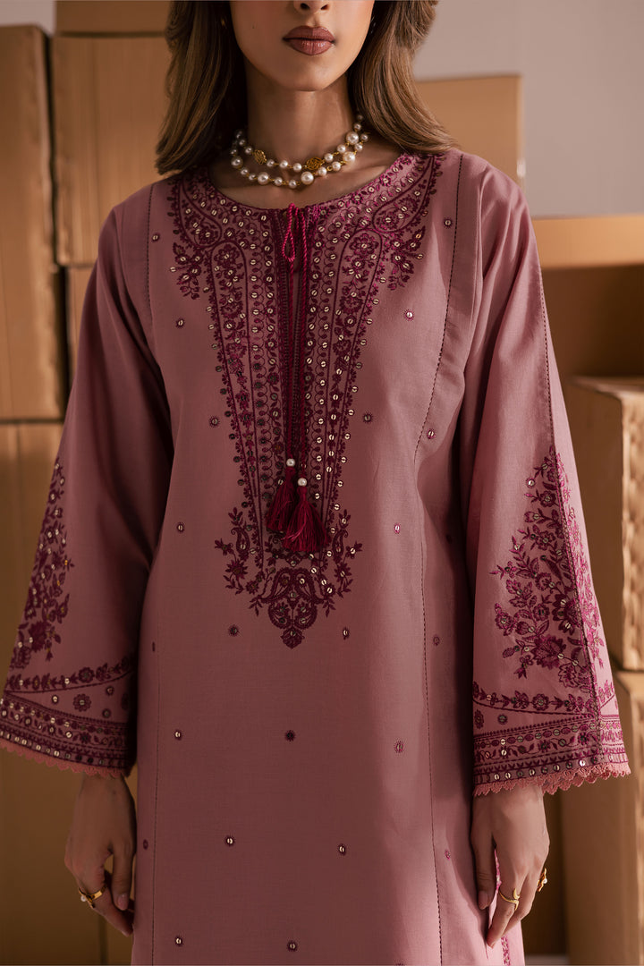 Roop 2Pc - Embroidered Khaddar Dress