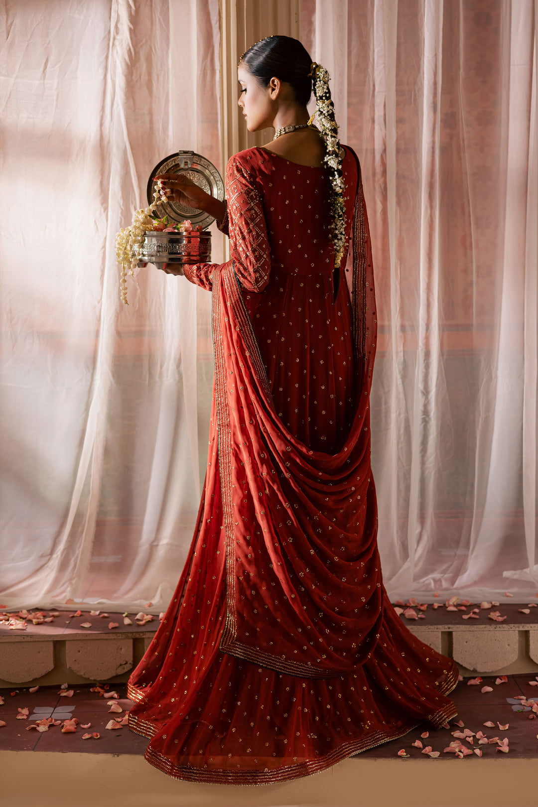 Crusteez 3Pc - Chiffon Wedding Frock