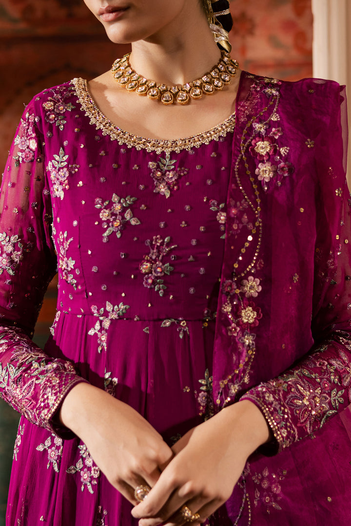 Sehar 3Pc - Chiffon Wedding Frock