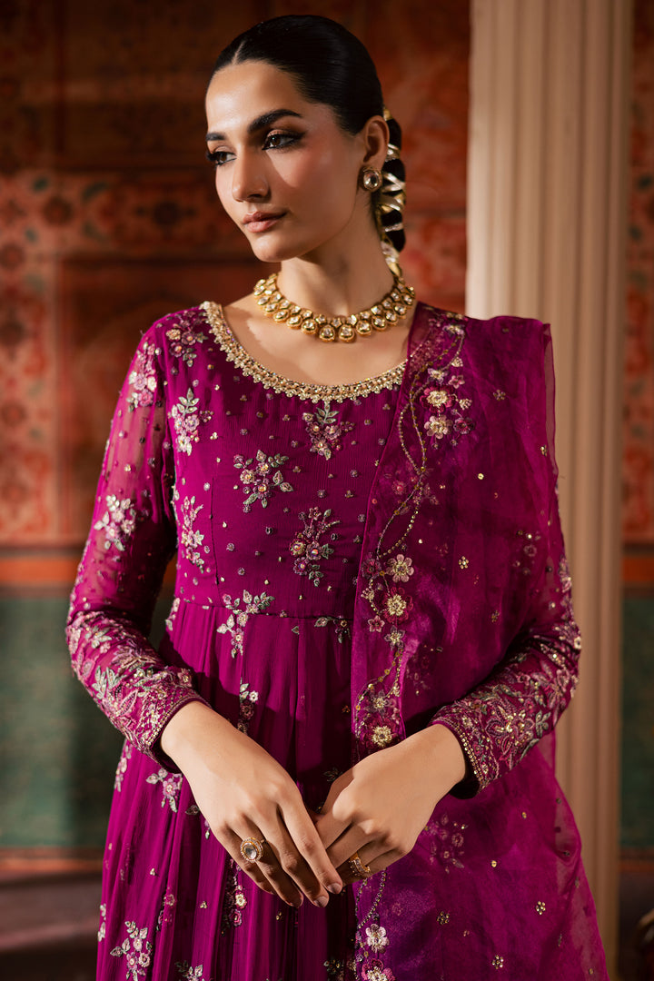 Sehar 3Pc - Chiffon Wedding Frock