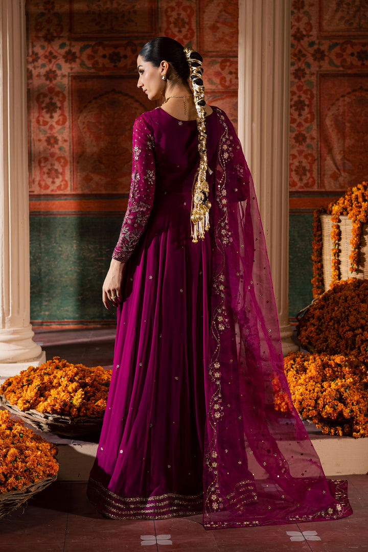 Sehar 3Pc - Chiffon Wedding Frock