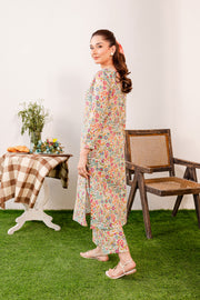 Teresa 2Pc - Printed Lawn Dress - BATIK