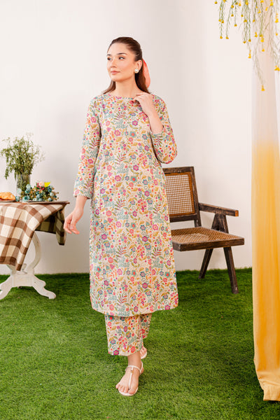 Teresa 2Pc - Printed Lawn Dress - BATIK
