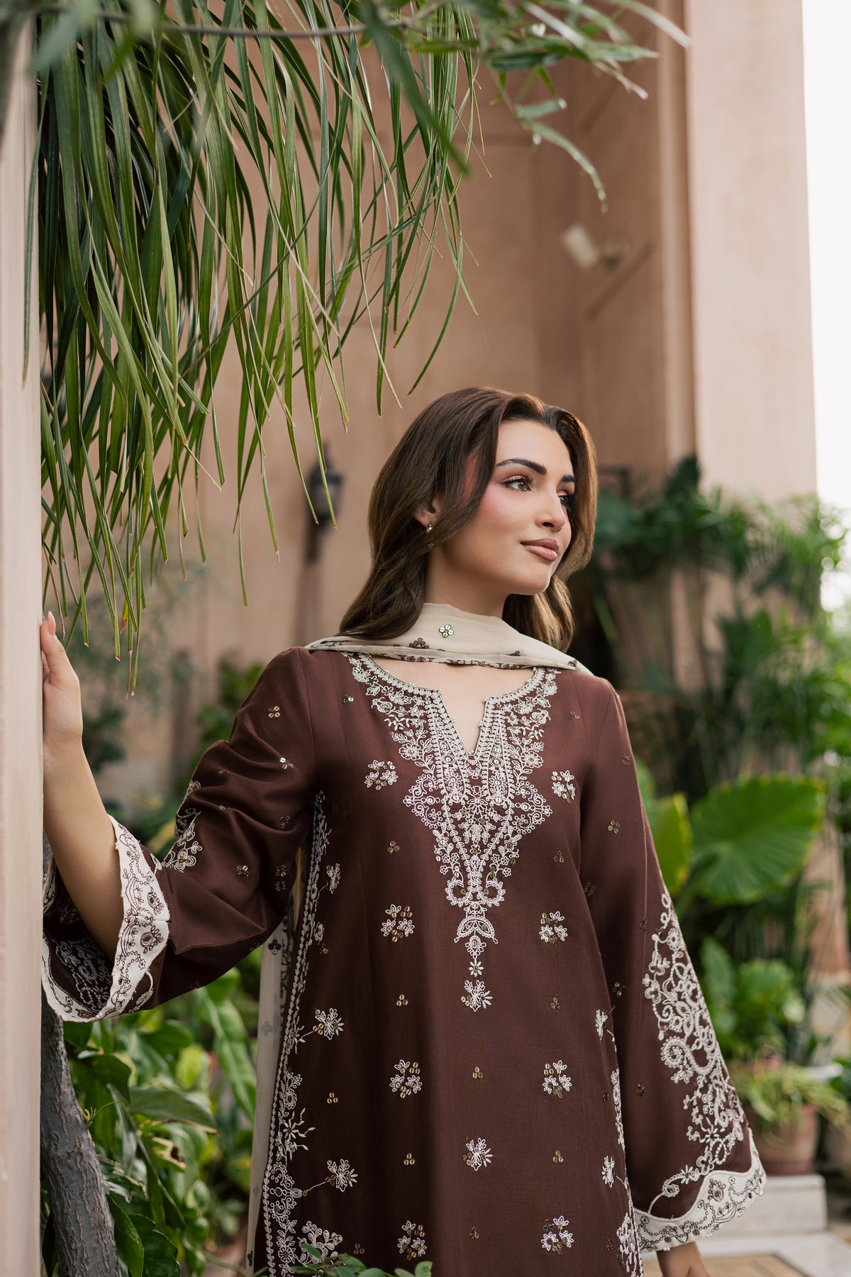 Ormara 3Pc - Embroidered Khaddar Pret