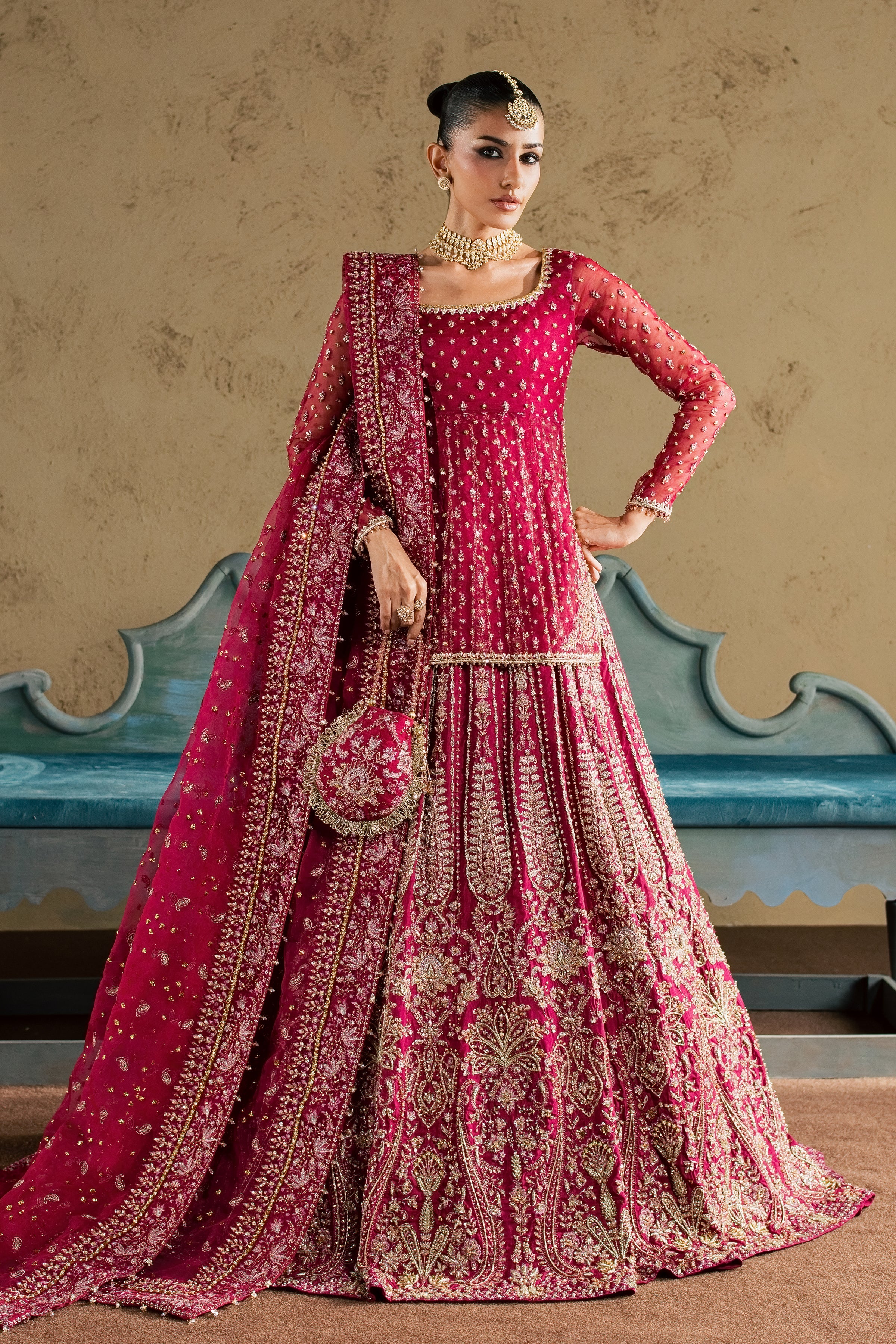 Zaleh 4Pc - Bridal Dress