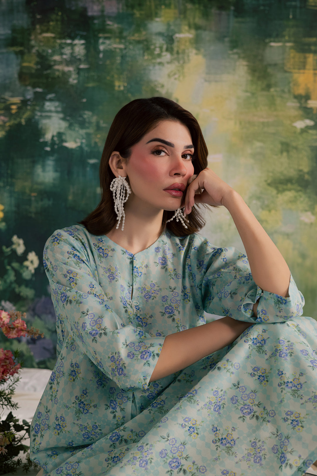 Bluey 2Pc - Printed Lawn Dress