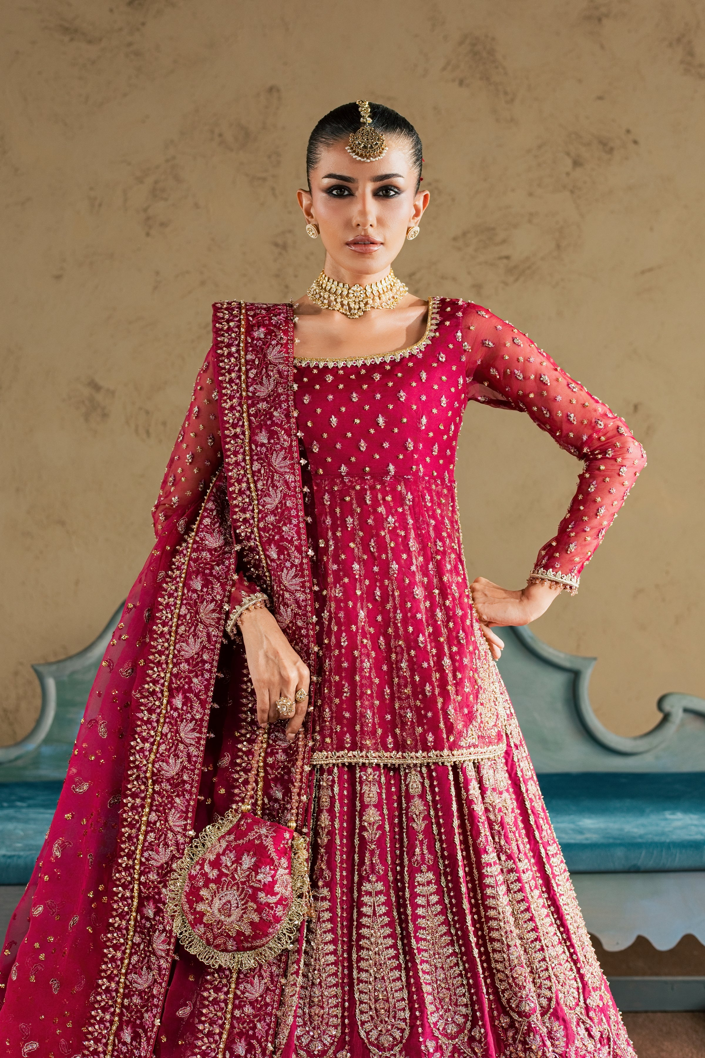 Zaleh 4Pc - Bridal Dress