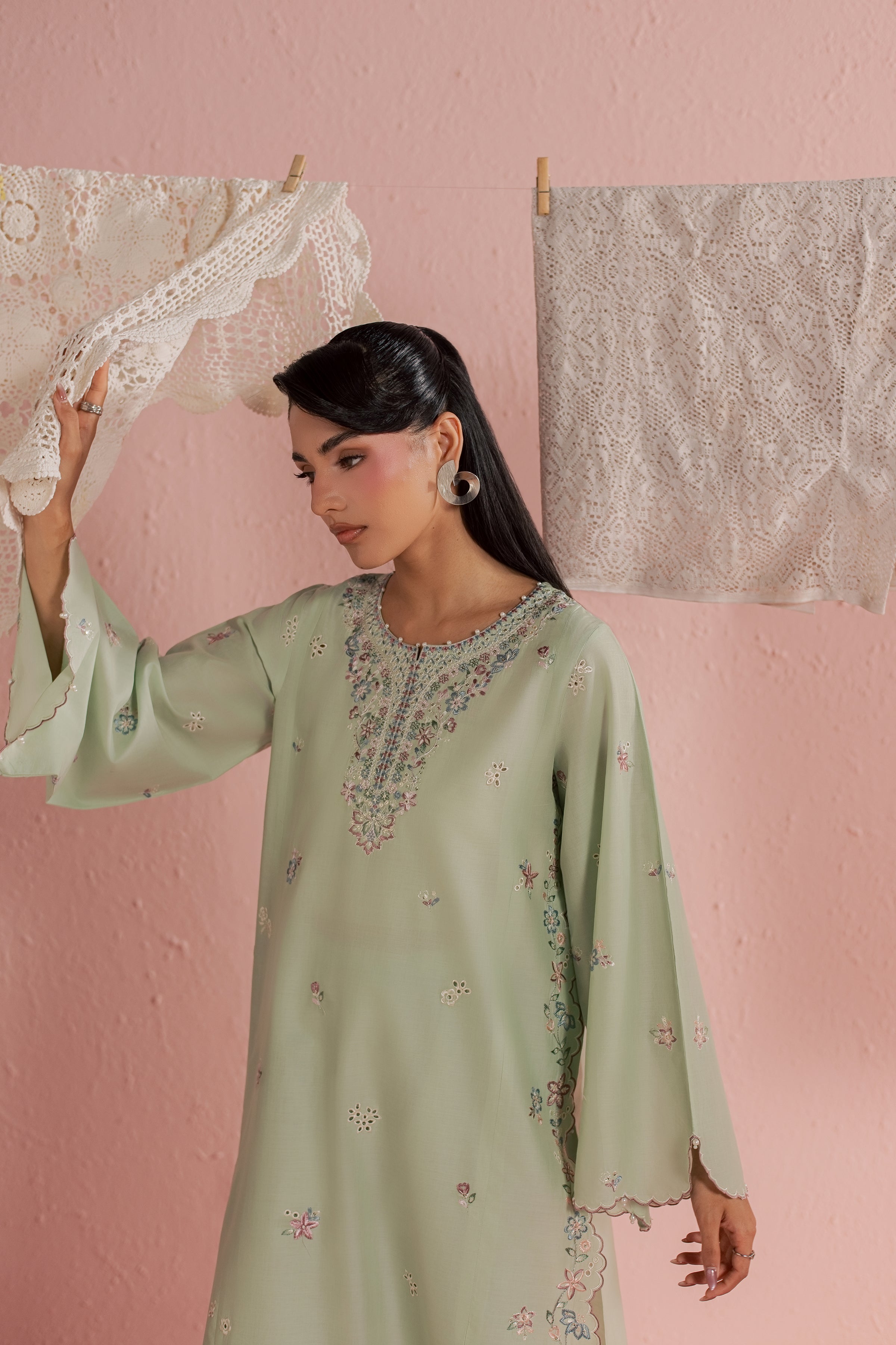 Whisper 2Pc - Embroidered Lawn Dress