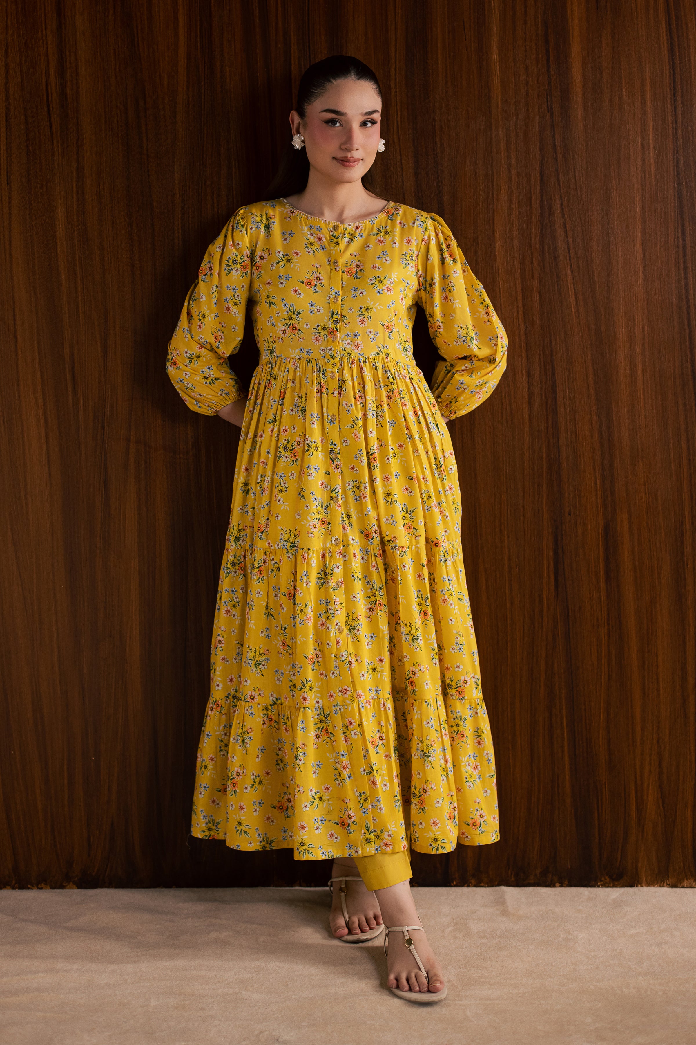 Butter Cup 2Pc - Printed Lawn Dress