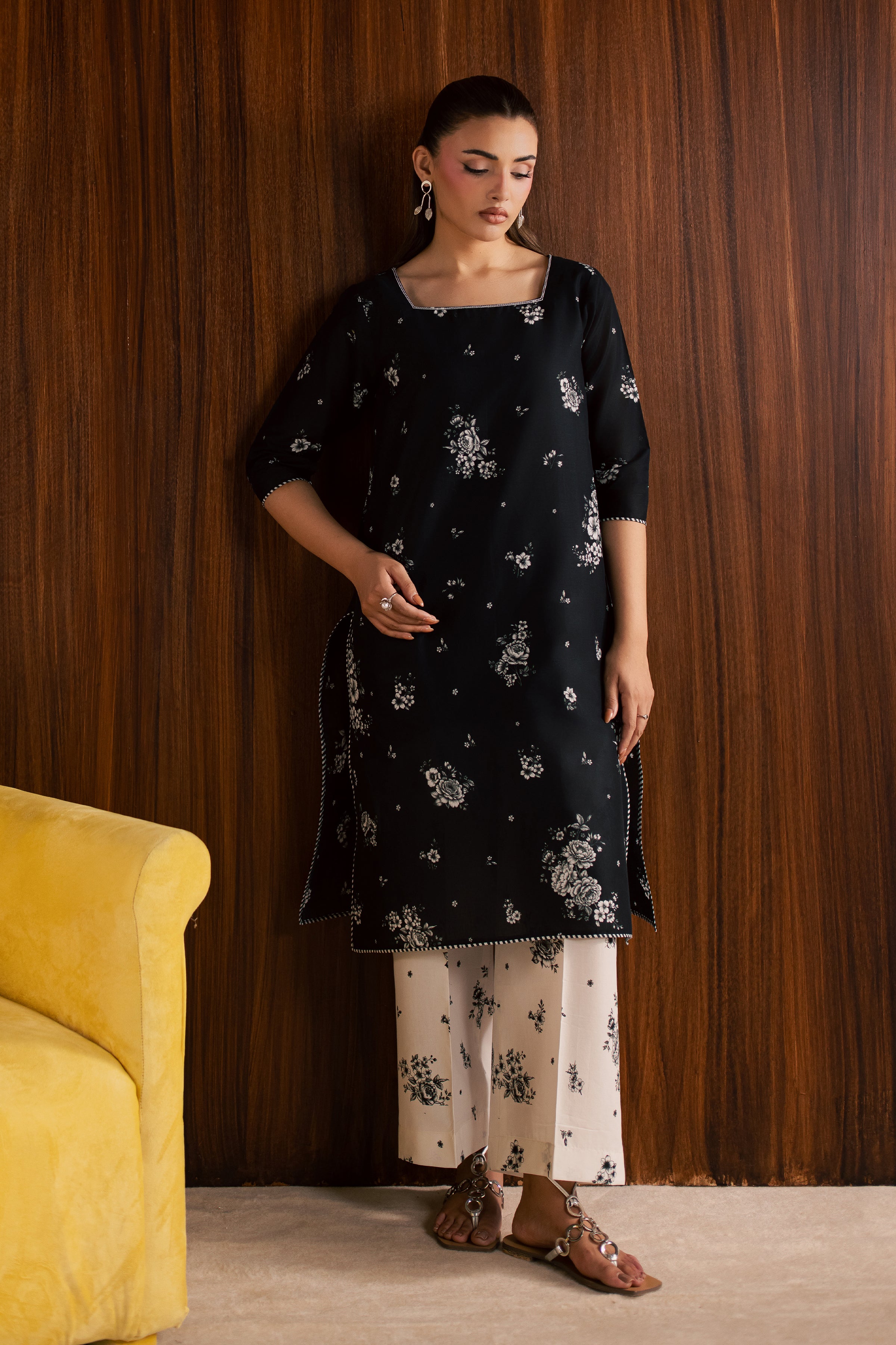 Preppy 2Pc - Printed Lawn Dress