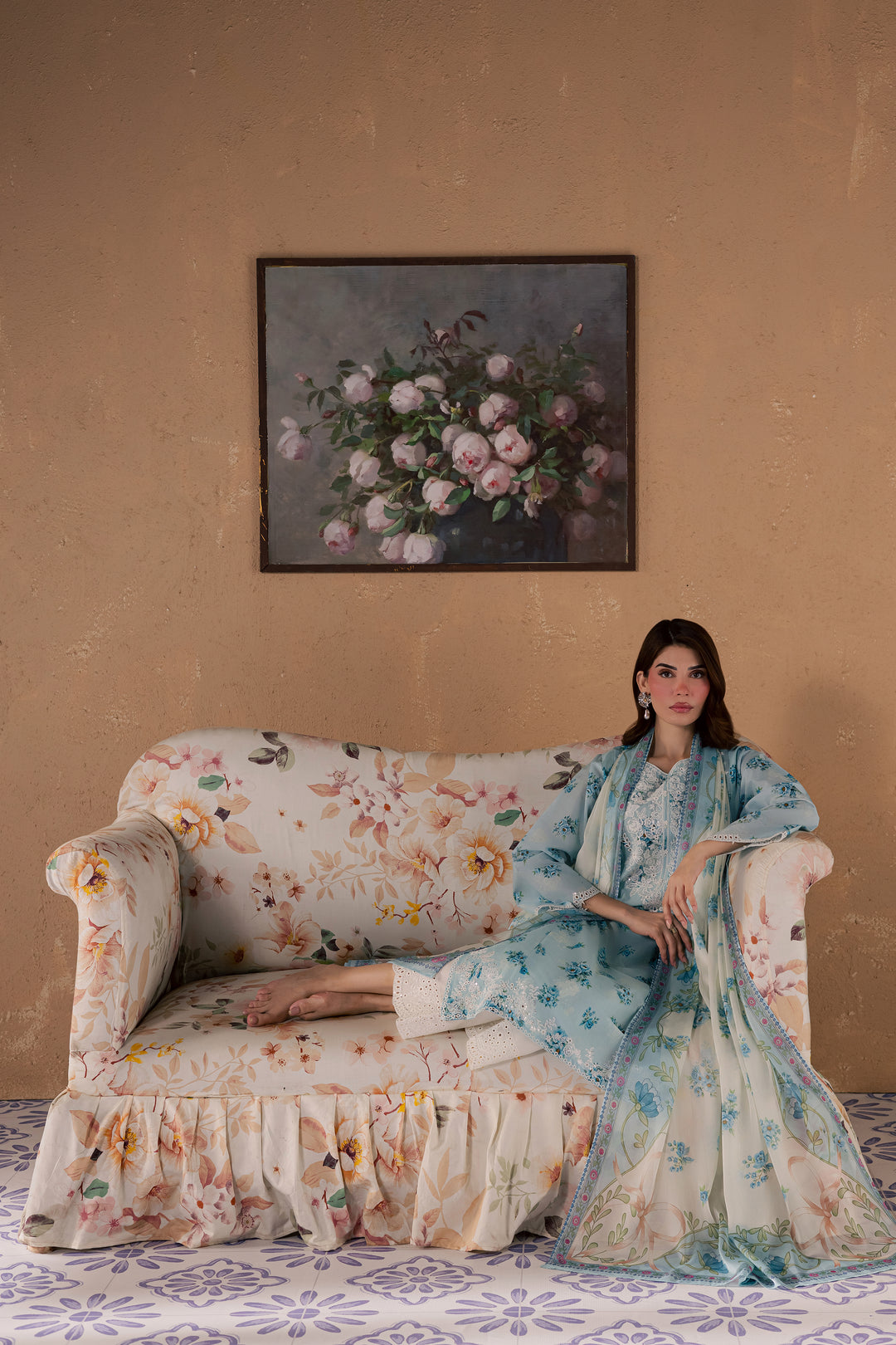 Gojo 3Pc - Printed Lawn Dress
