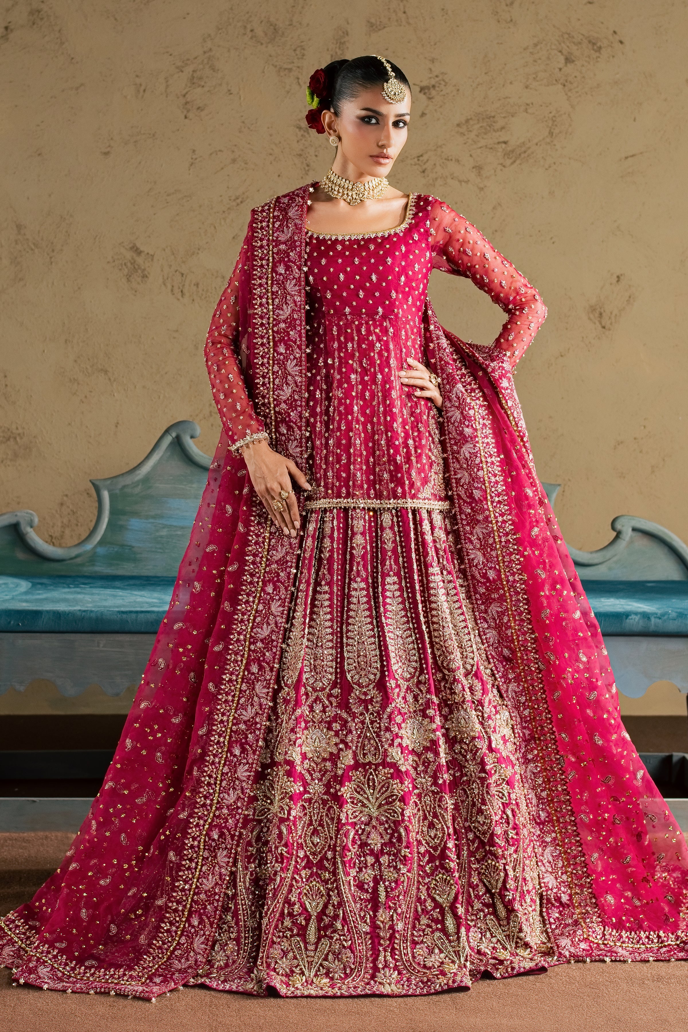 Zaleh 4Pc - Bridal Dress