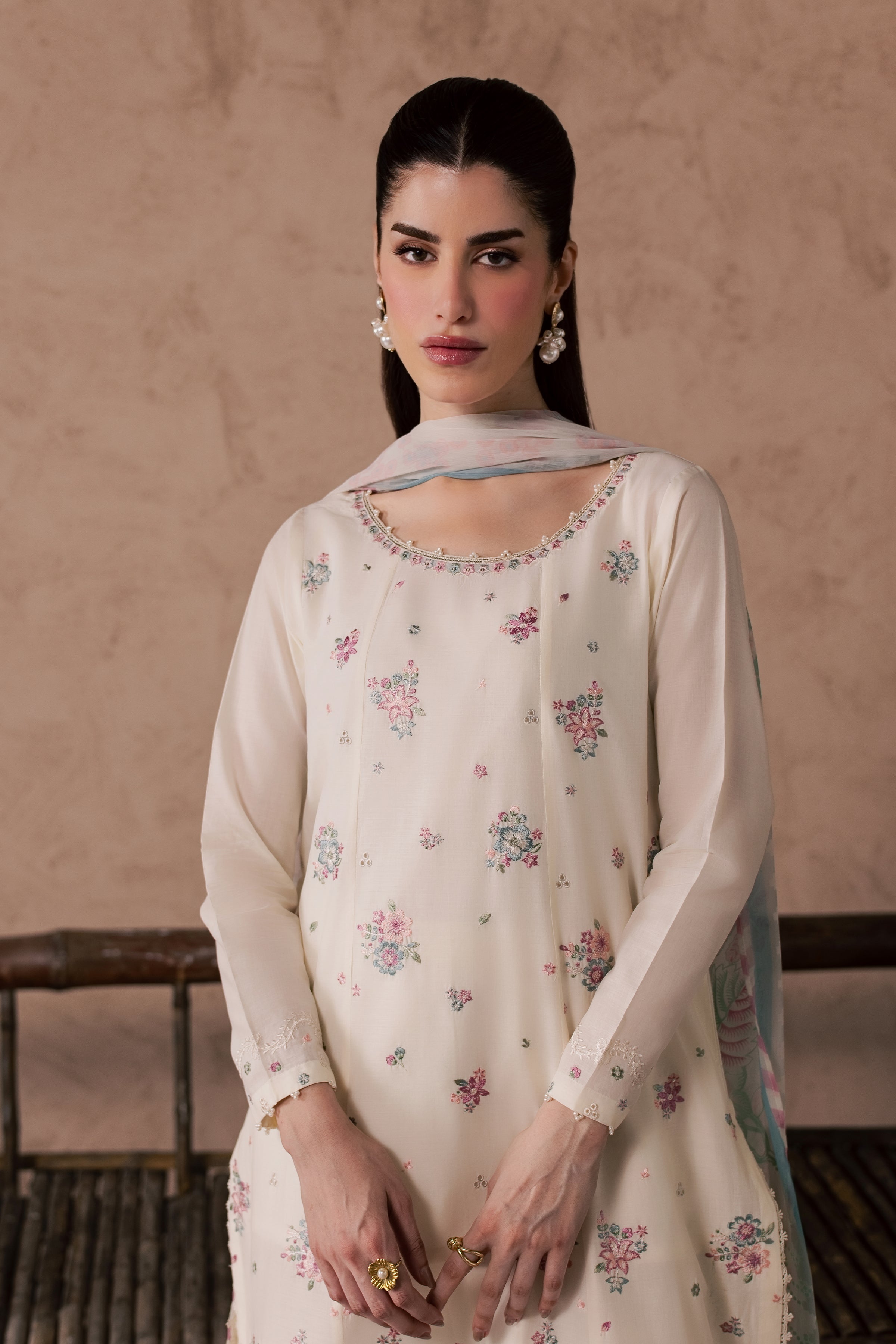 Zubariya 3Pc - Embroidered Lawn Dress