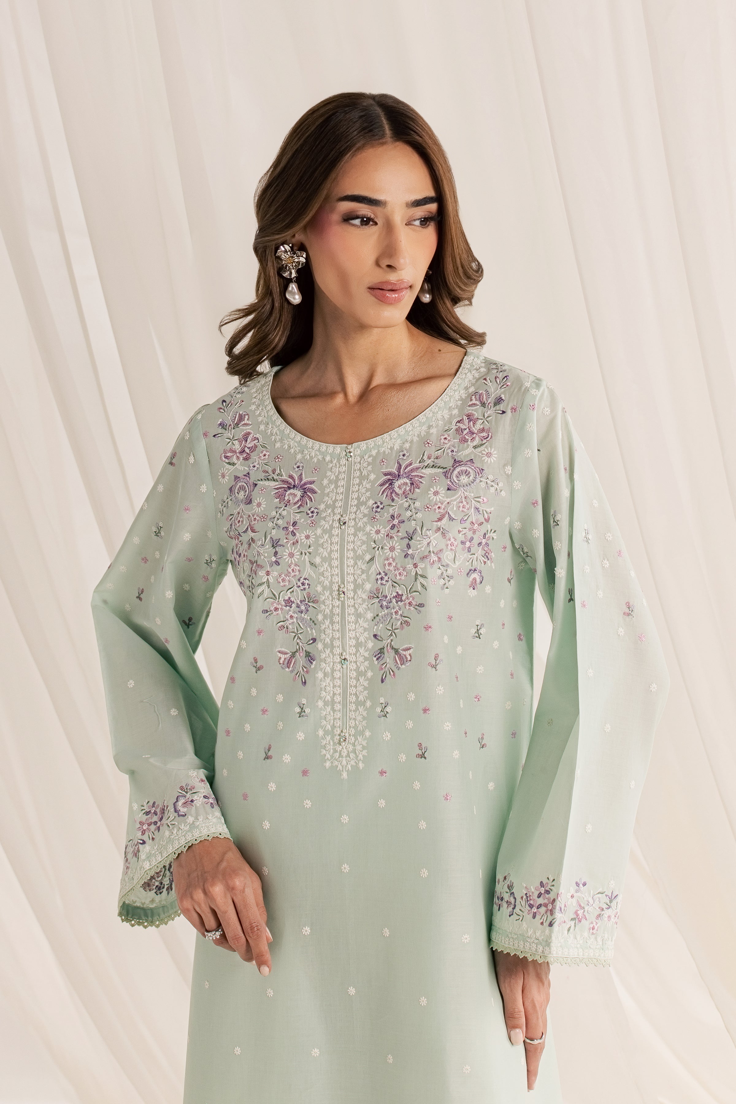 Pearl Harbor 2Pc - Embroidered Lawn Dress