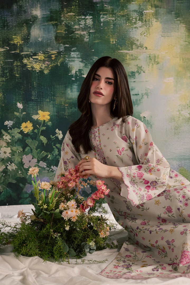 Yuki B 2Pc - Printed Lawn Dress