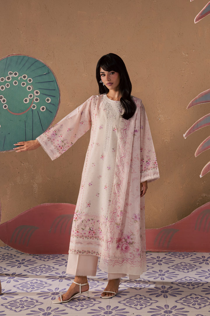 Elora 3Pc - Printed Lawn Dress