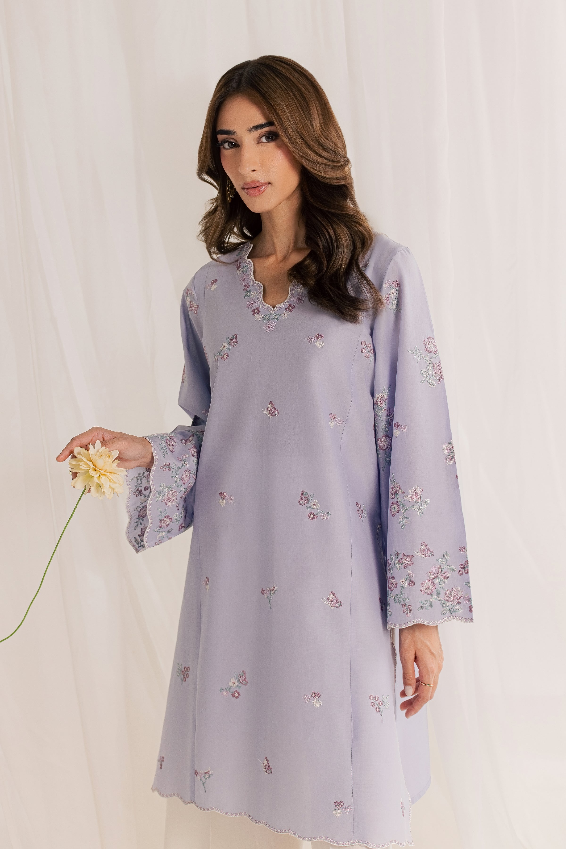 Phelia 2Pc - Embroidered Lawn Dress