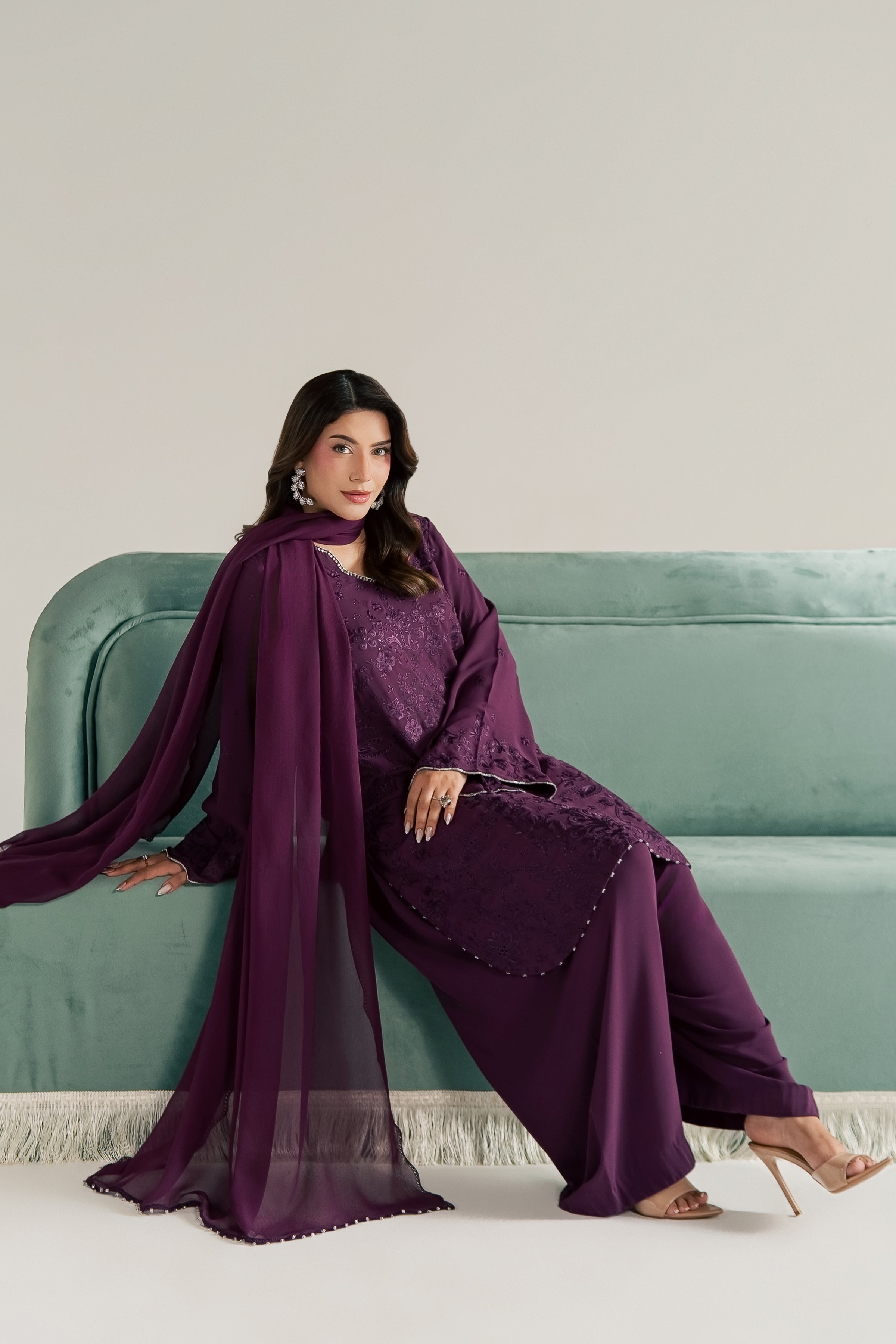 Noushay 3Pc - Festive Luxe Pret