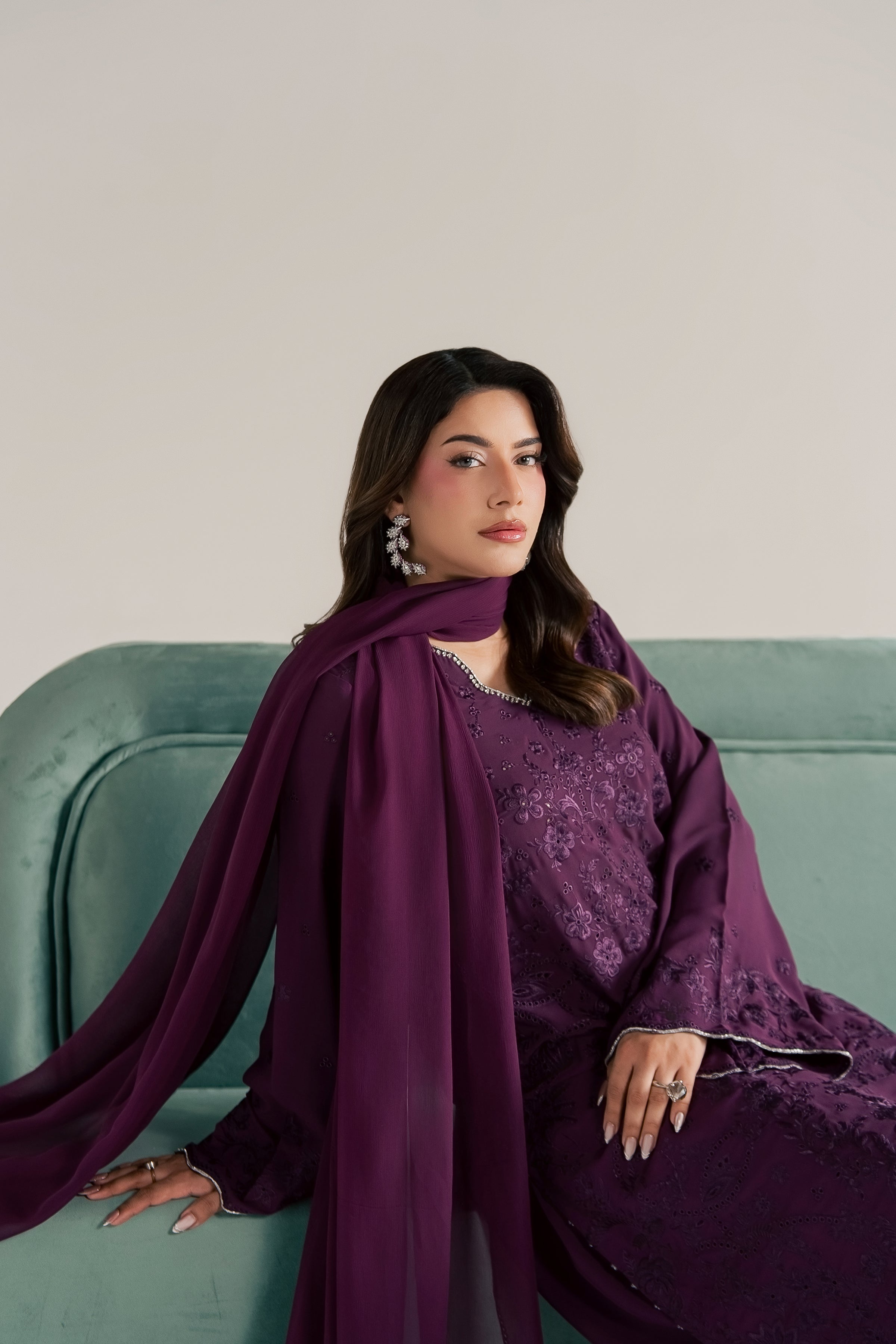 Noushay 3Pc - Festive Luxe Pret