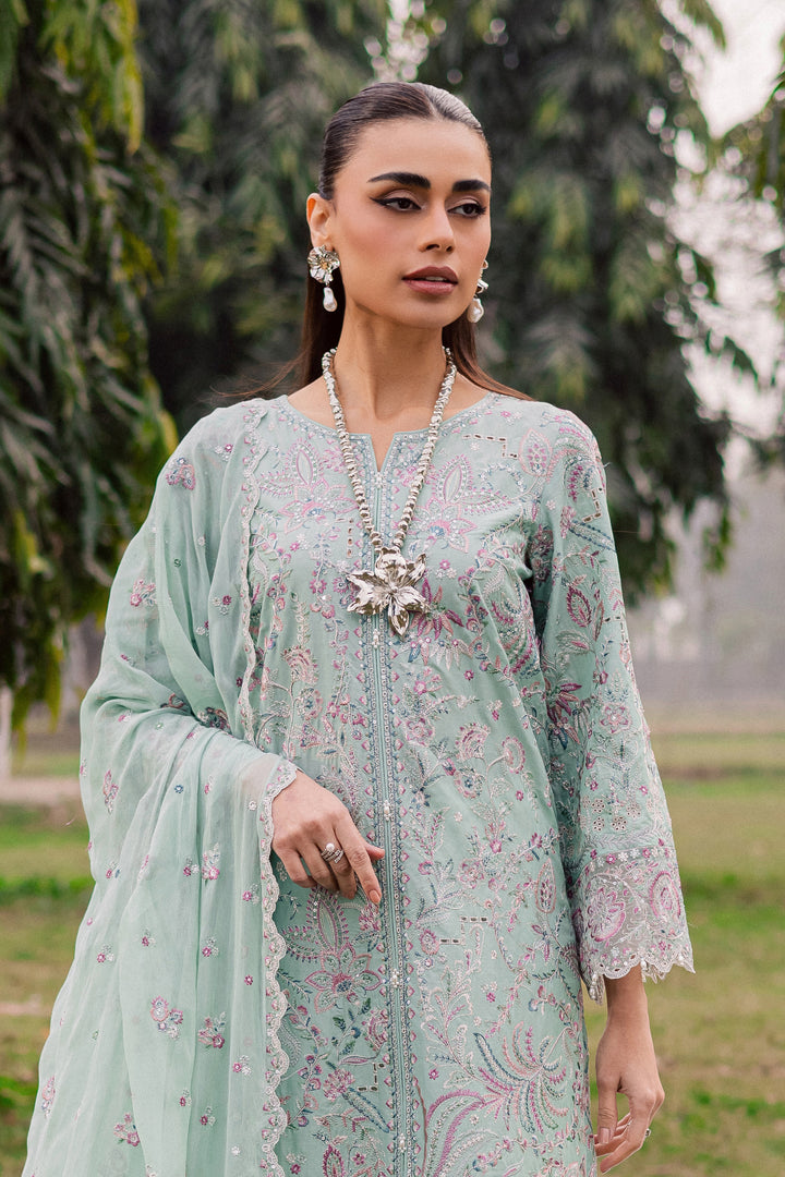 Iridule 3Pc - Festive Embroidered Lawn