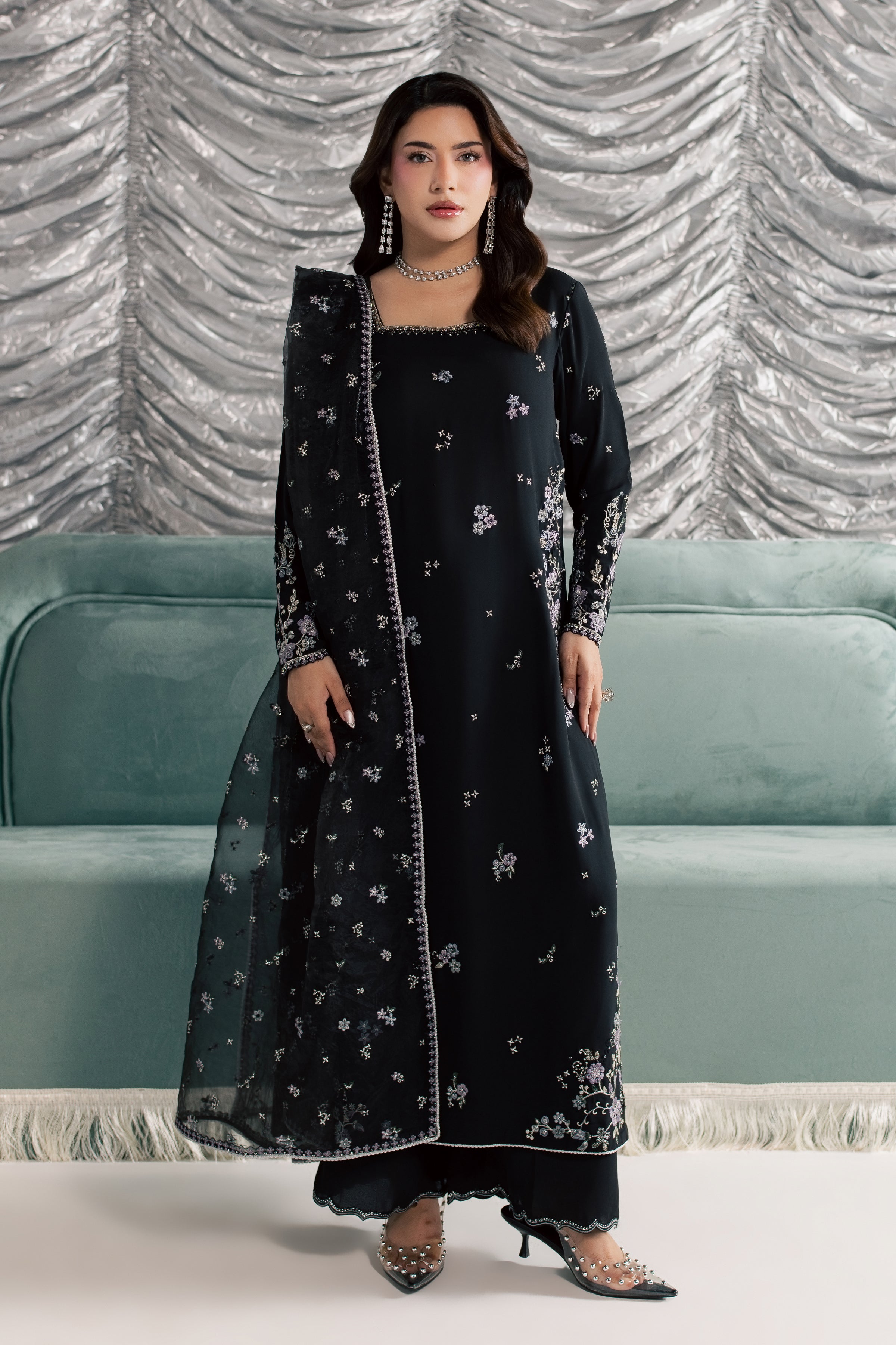 Ruhya 3Pc - Festive Luxe Pret