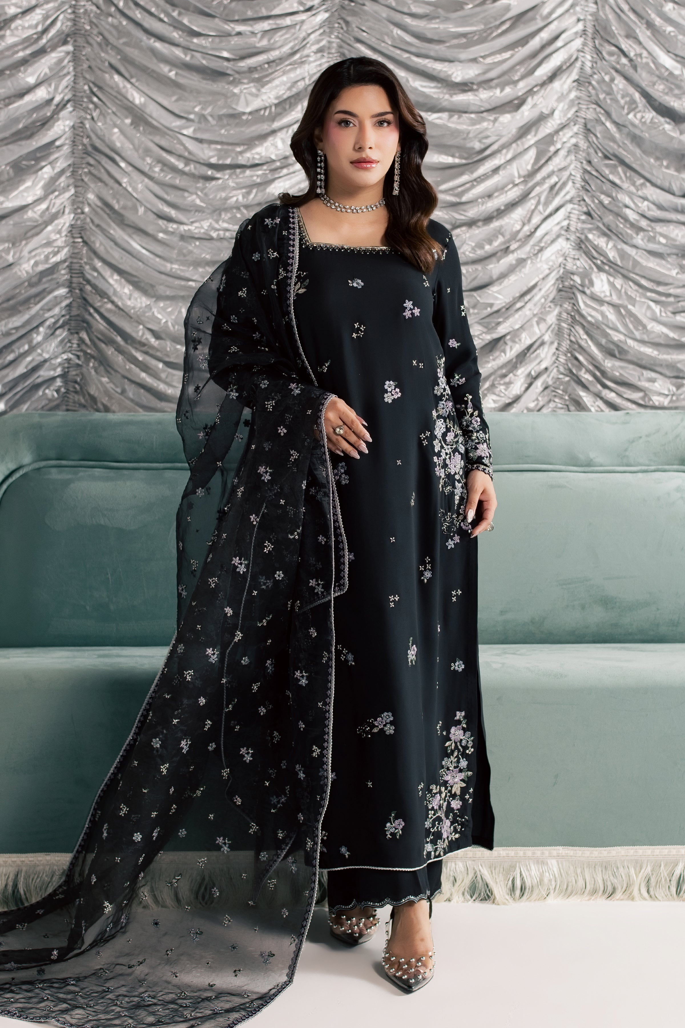 Ruhya 3Pc - Festive Luxe Pret