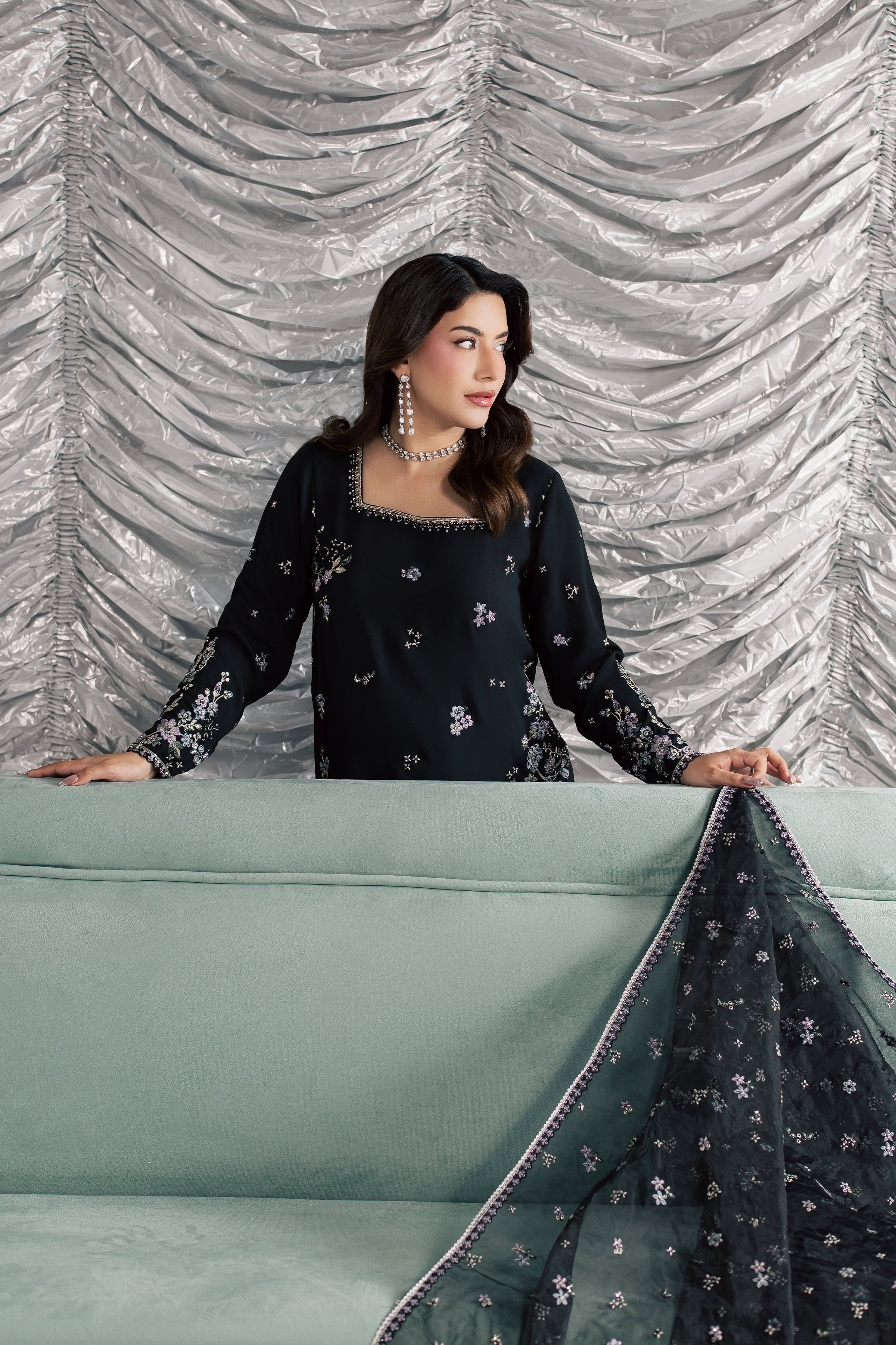 Ruhya 3Pc - Festive Luxe Pret