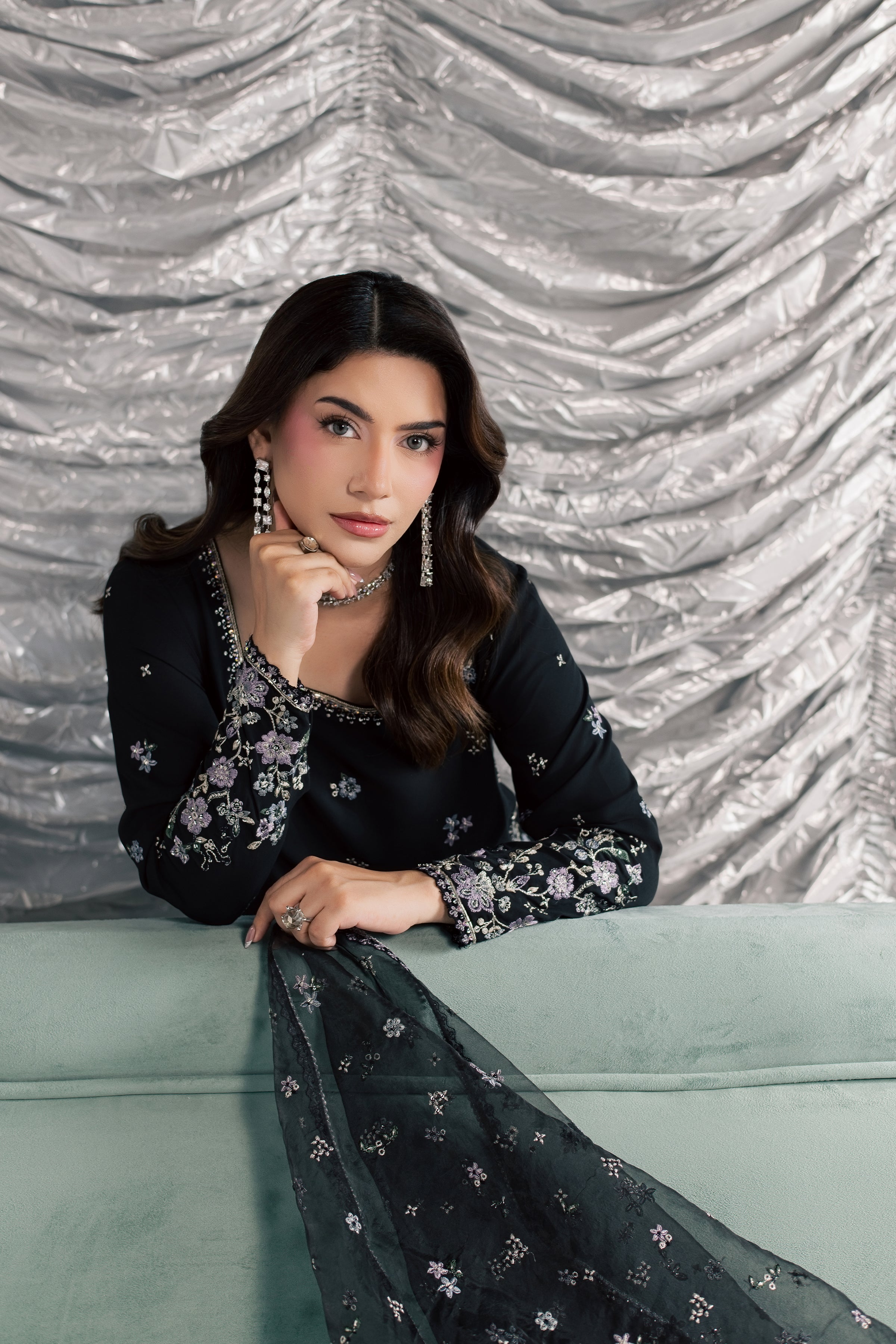 Ruhya 3Pc - Festive Luxe Pret