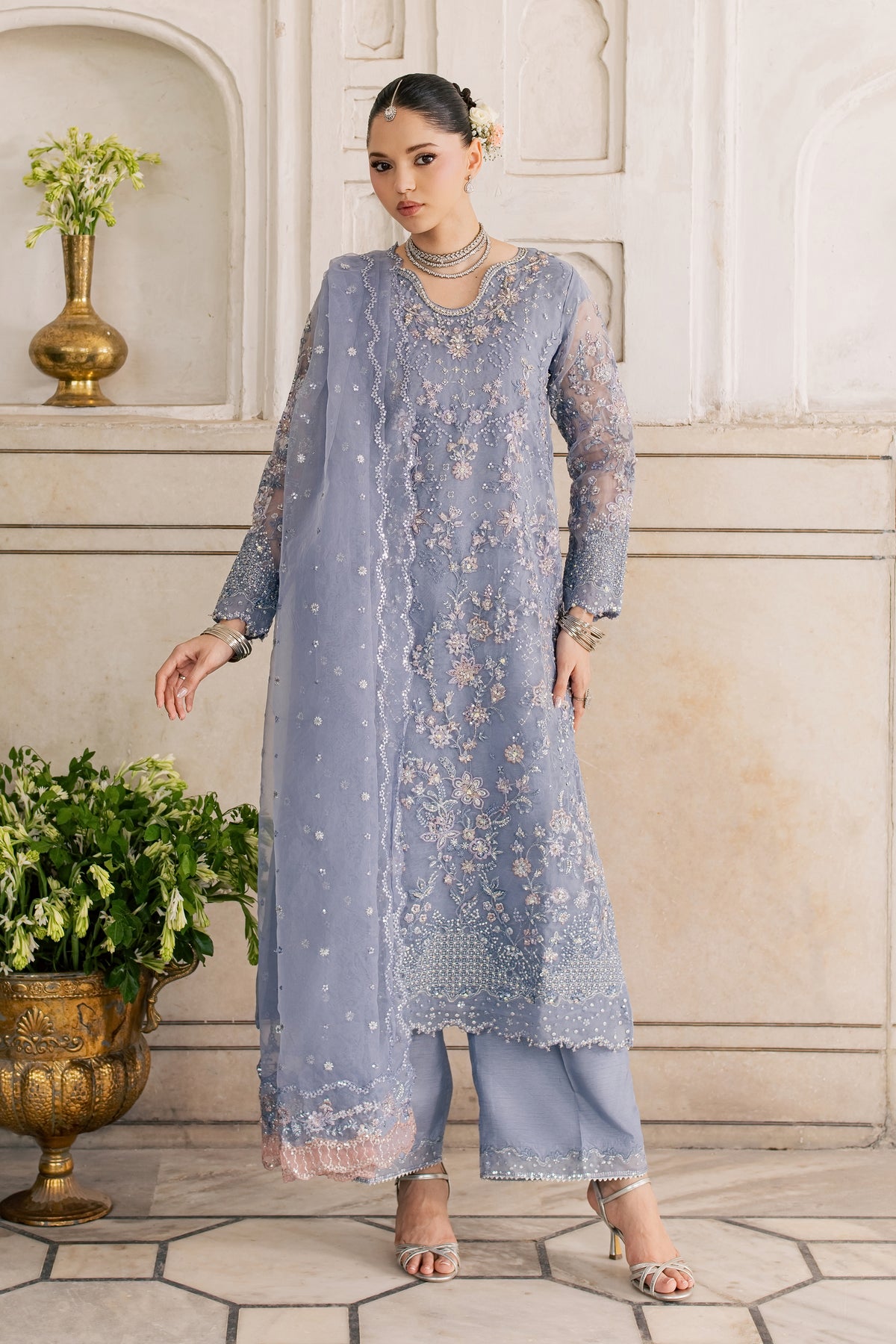 Dreamy periwinkle 3Pc - Wedding Formal Dress