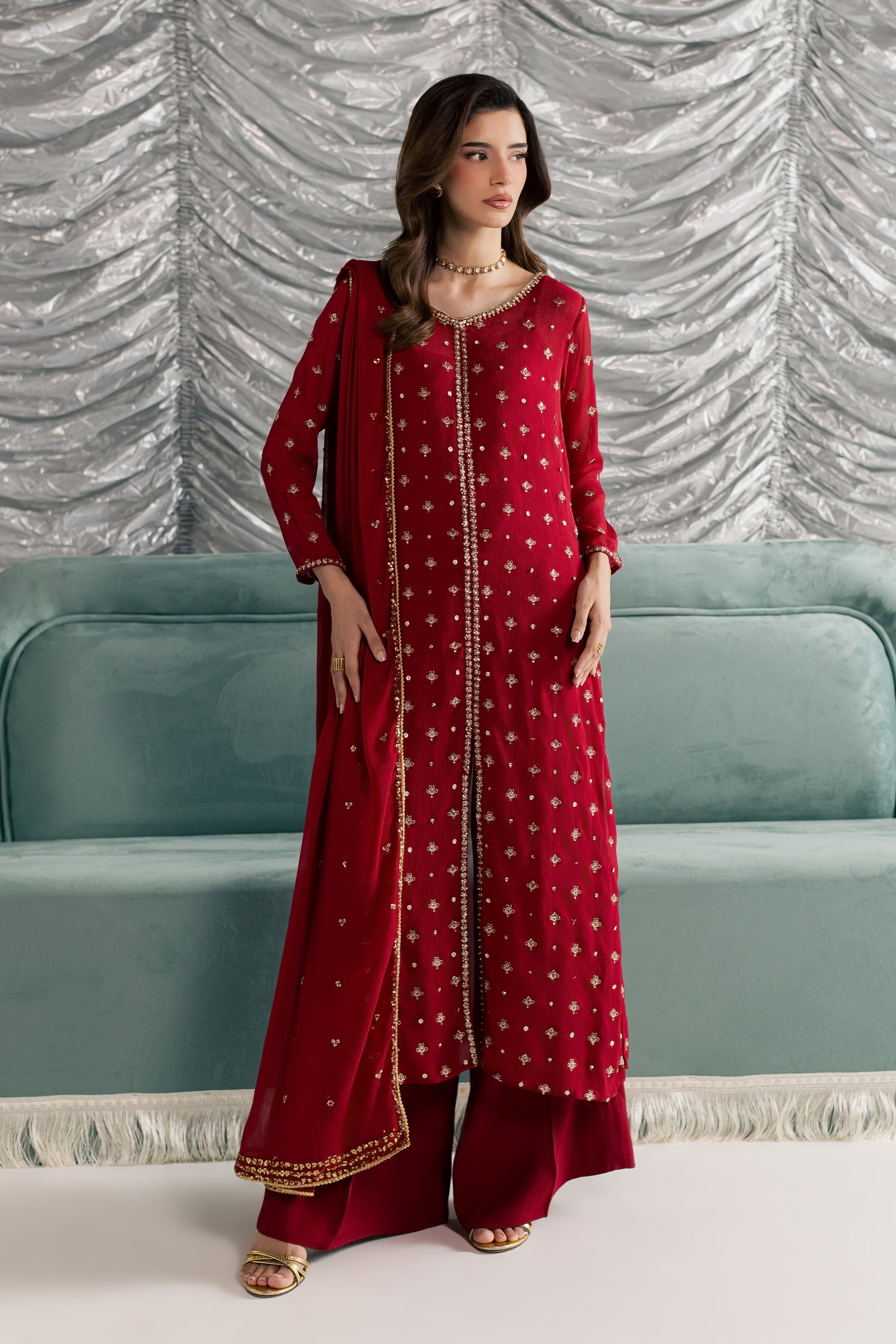 Nehan 3Pc - Festive Luxe Pret