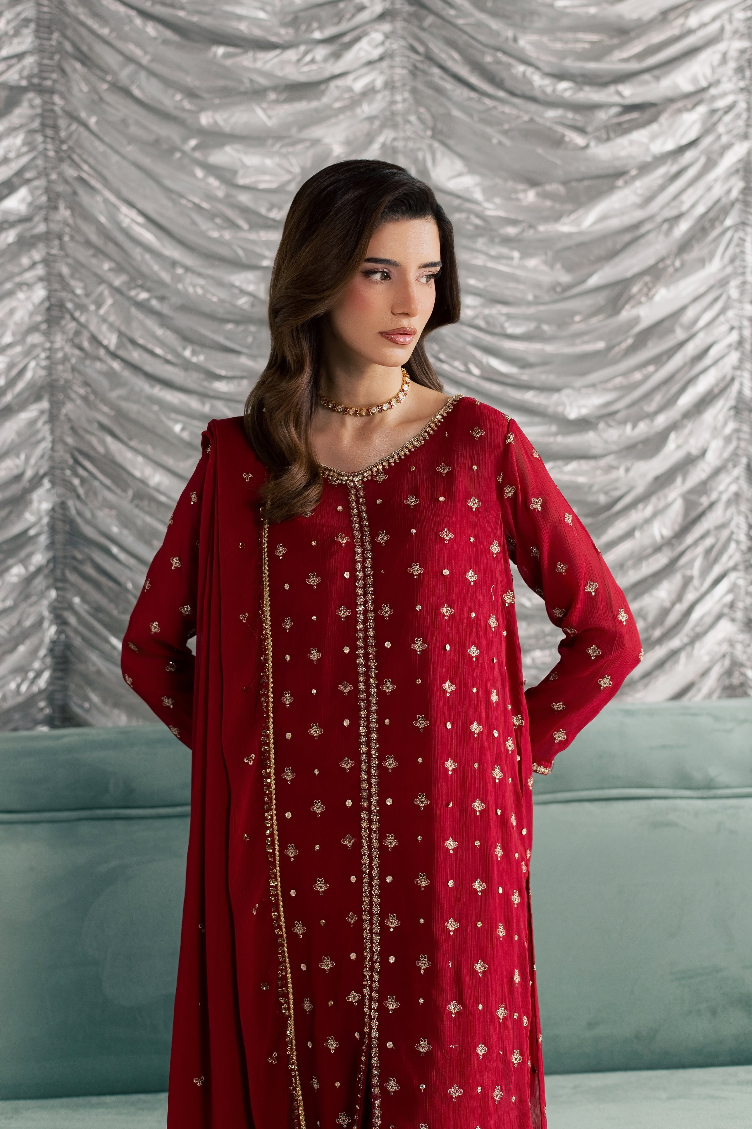Nehan 3Pc - Festive Luxe Pret