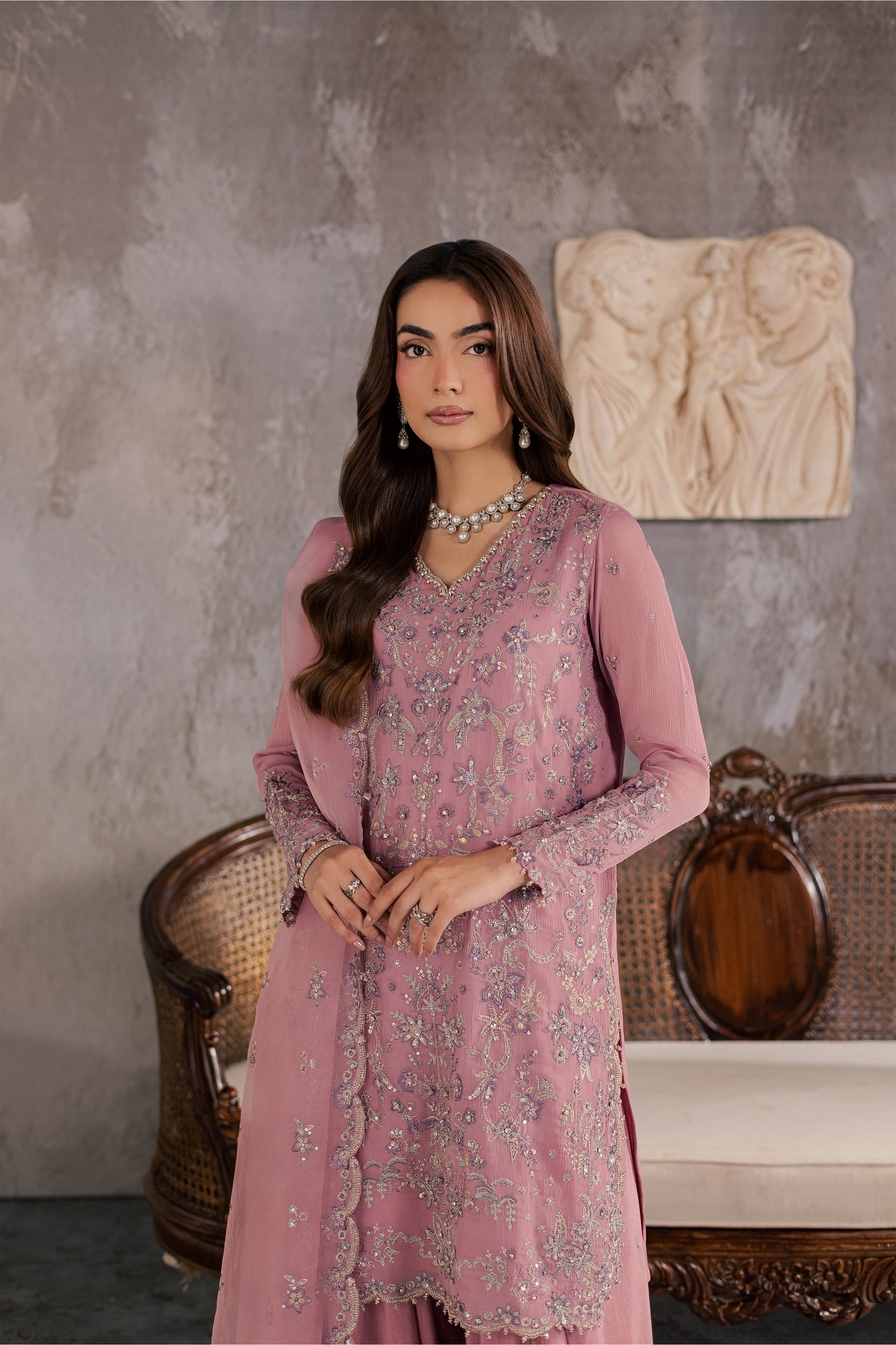 Coral 3Pc - Festive Luxe Pret
