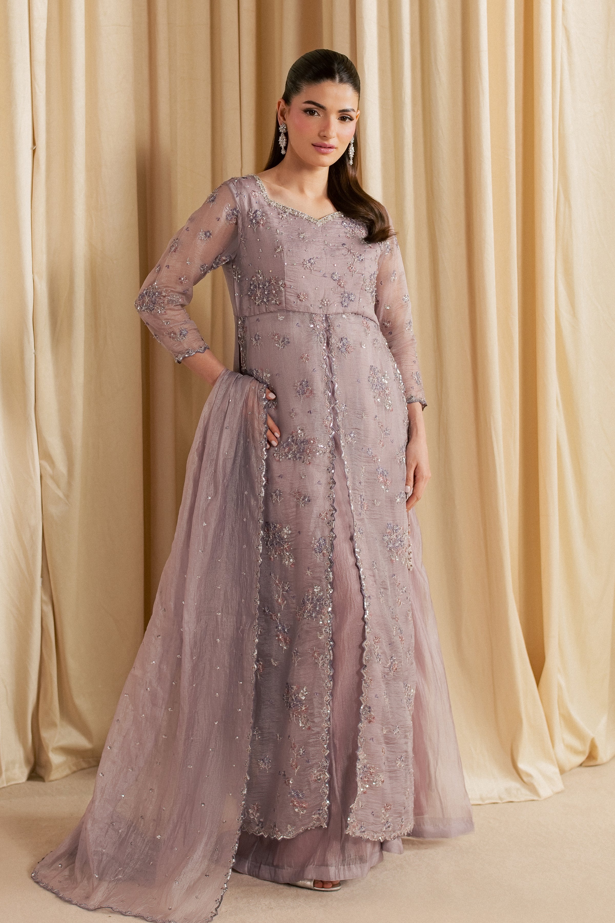 Lilac Periwinkle 3Pc - Festive Luxe Pret