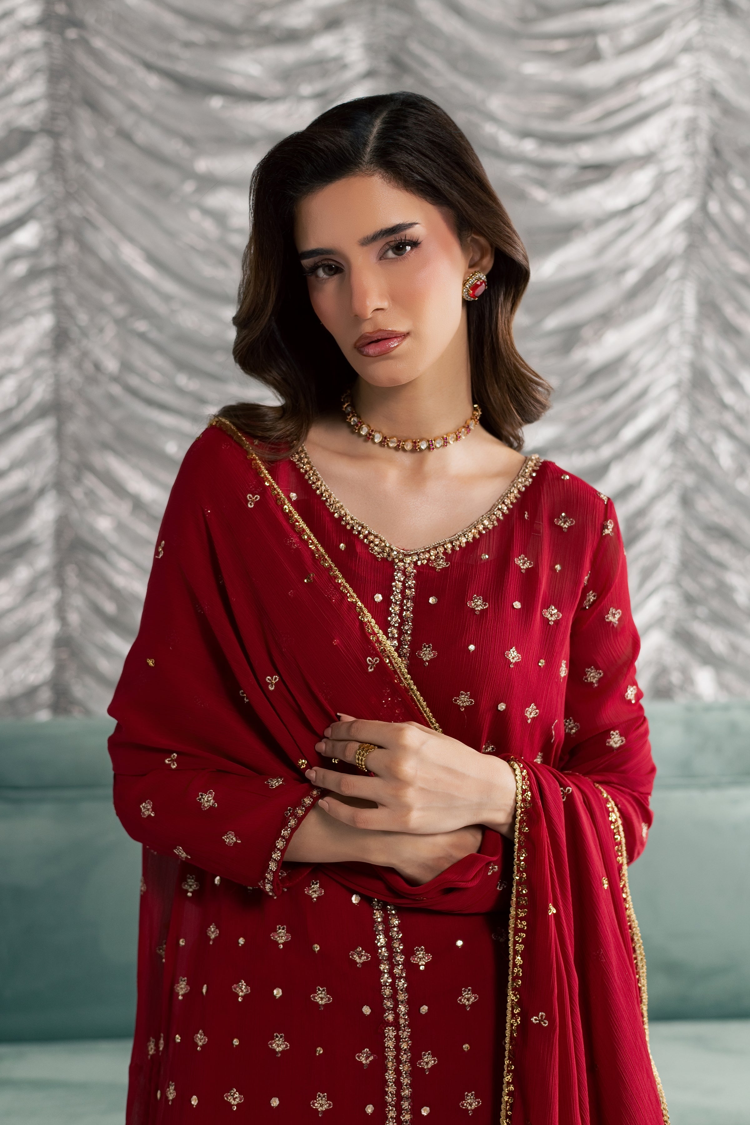 Nehan 3Pc - Festive Luxe Pret