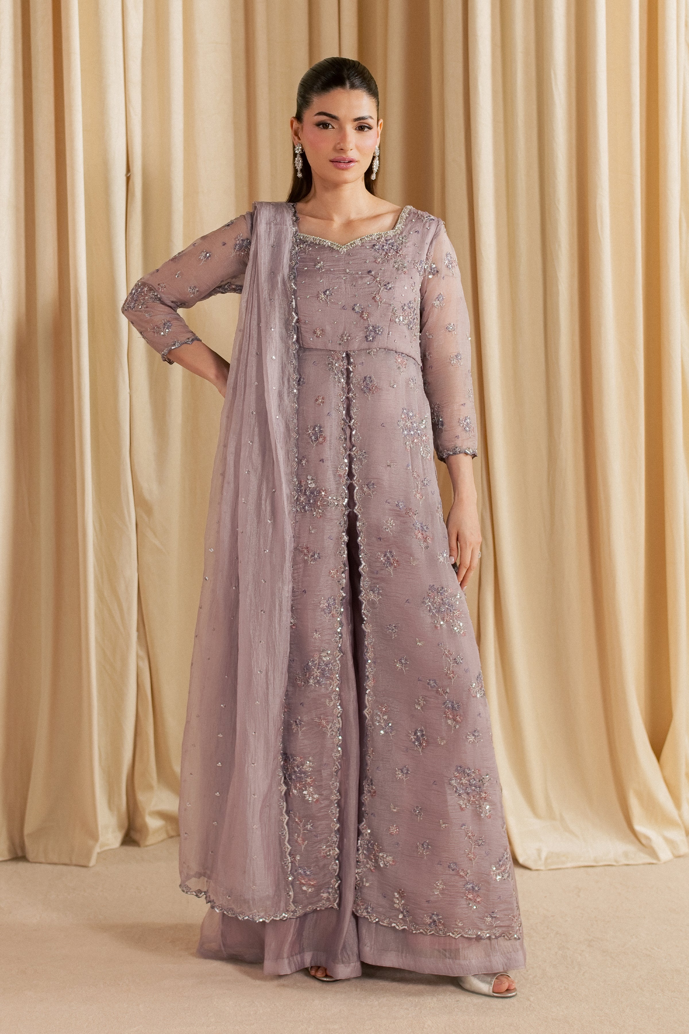 Lilac Periwinkle 3Pc - Festive Luxe Pret