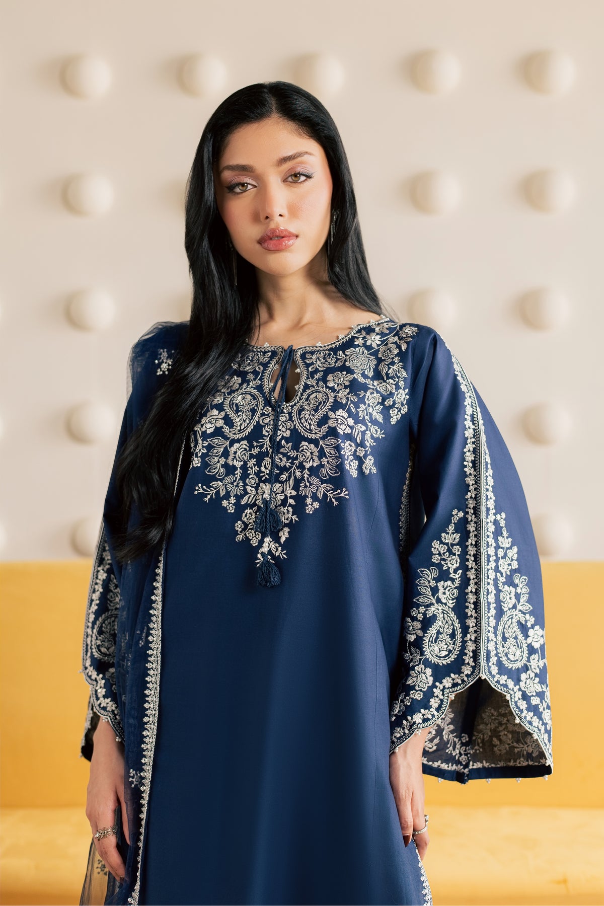 Haeka 3Pc - Embroidered Cambric Pret