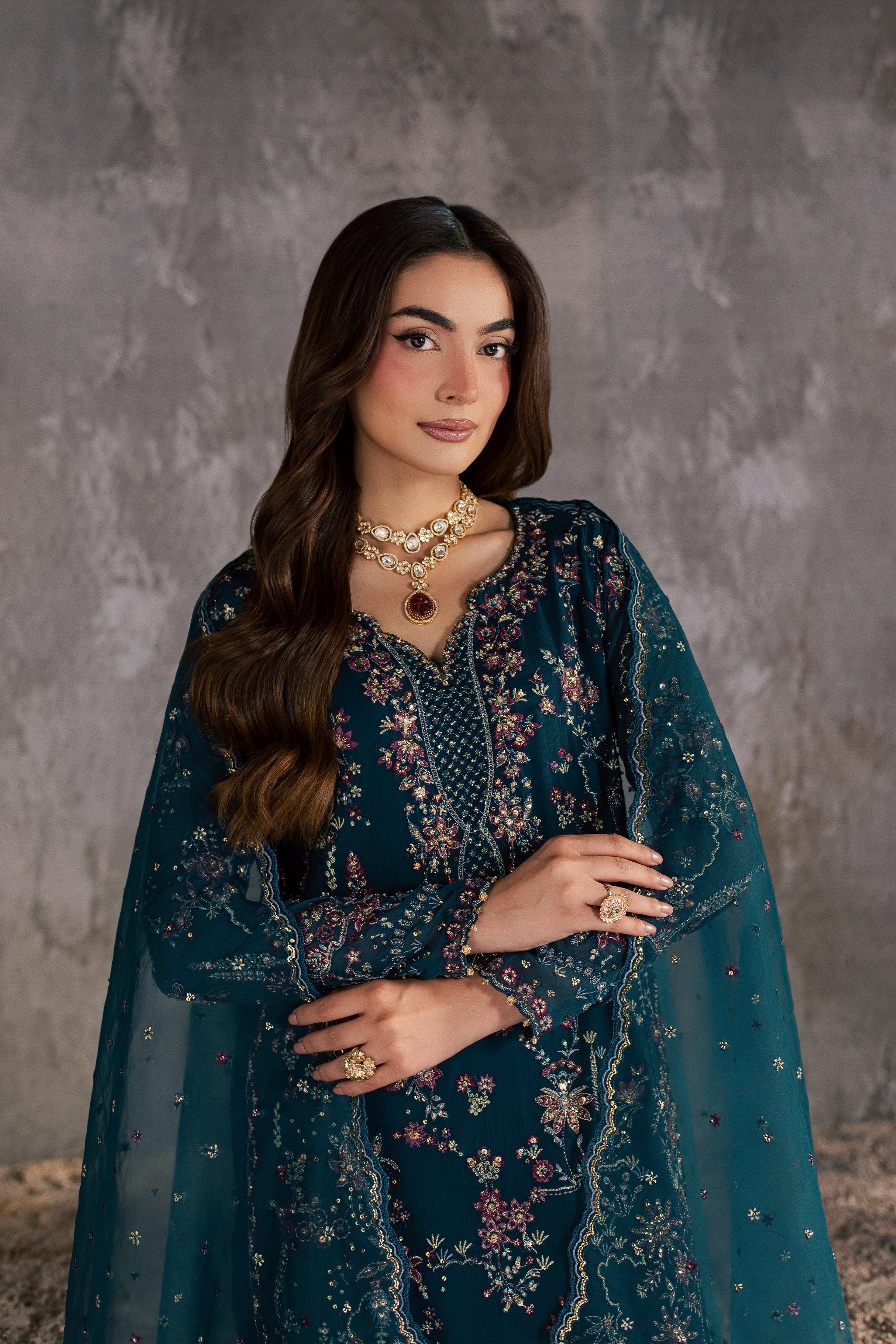 Nazish 3Pc - Festive Luxe Pret