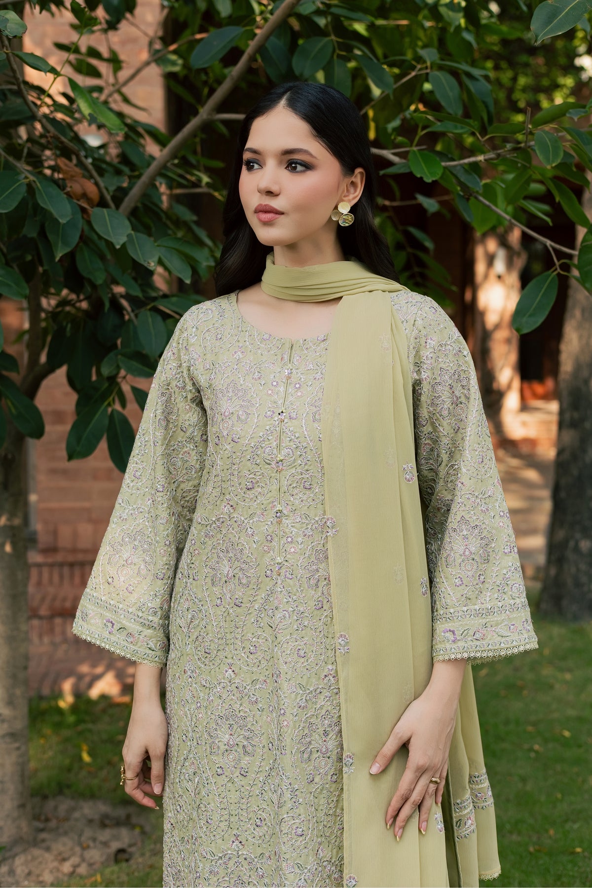 Kualalampur 3Pc - Embroidered Karandi Pret