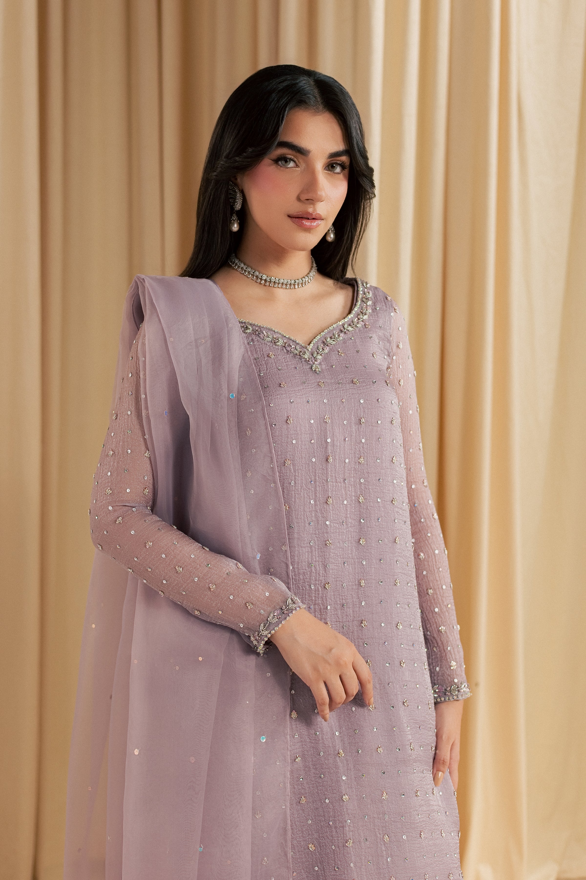 Zinnia Bloom 3Pc - Festive Luxe Pret