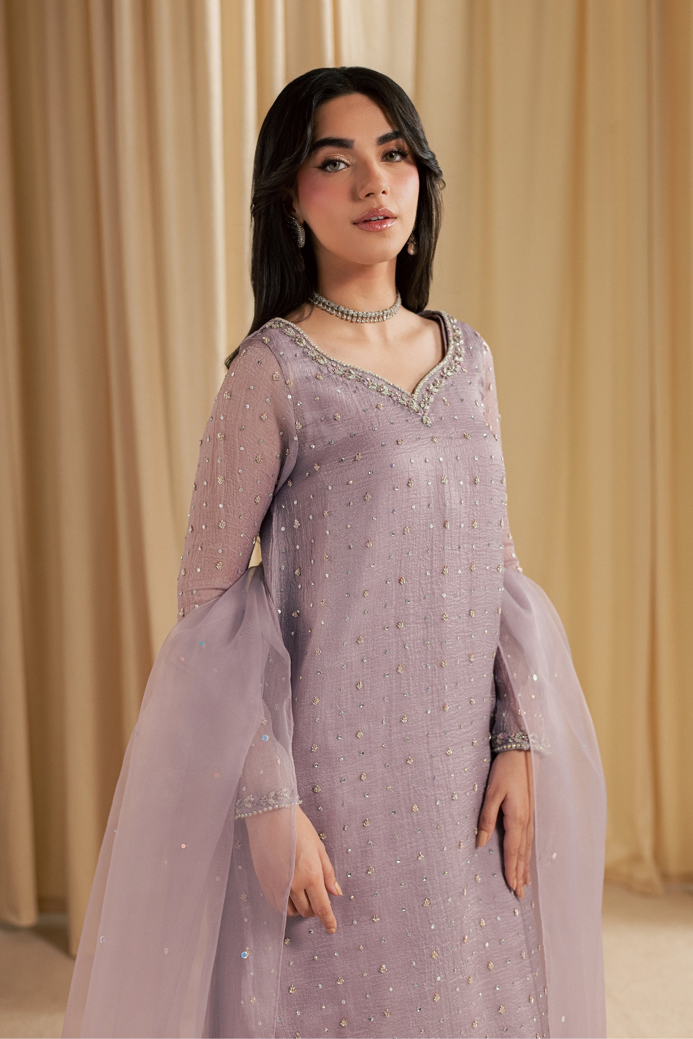 Zinnia Bloom 3Pc - Festive Luxe Pret