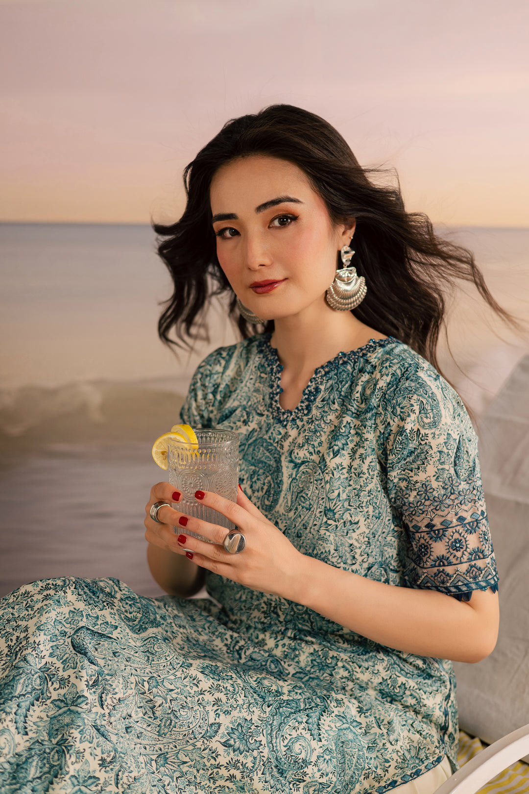 Tani 2Pc - Printed Lawn Dress